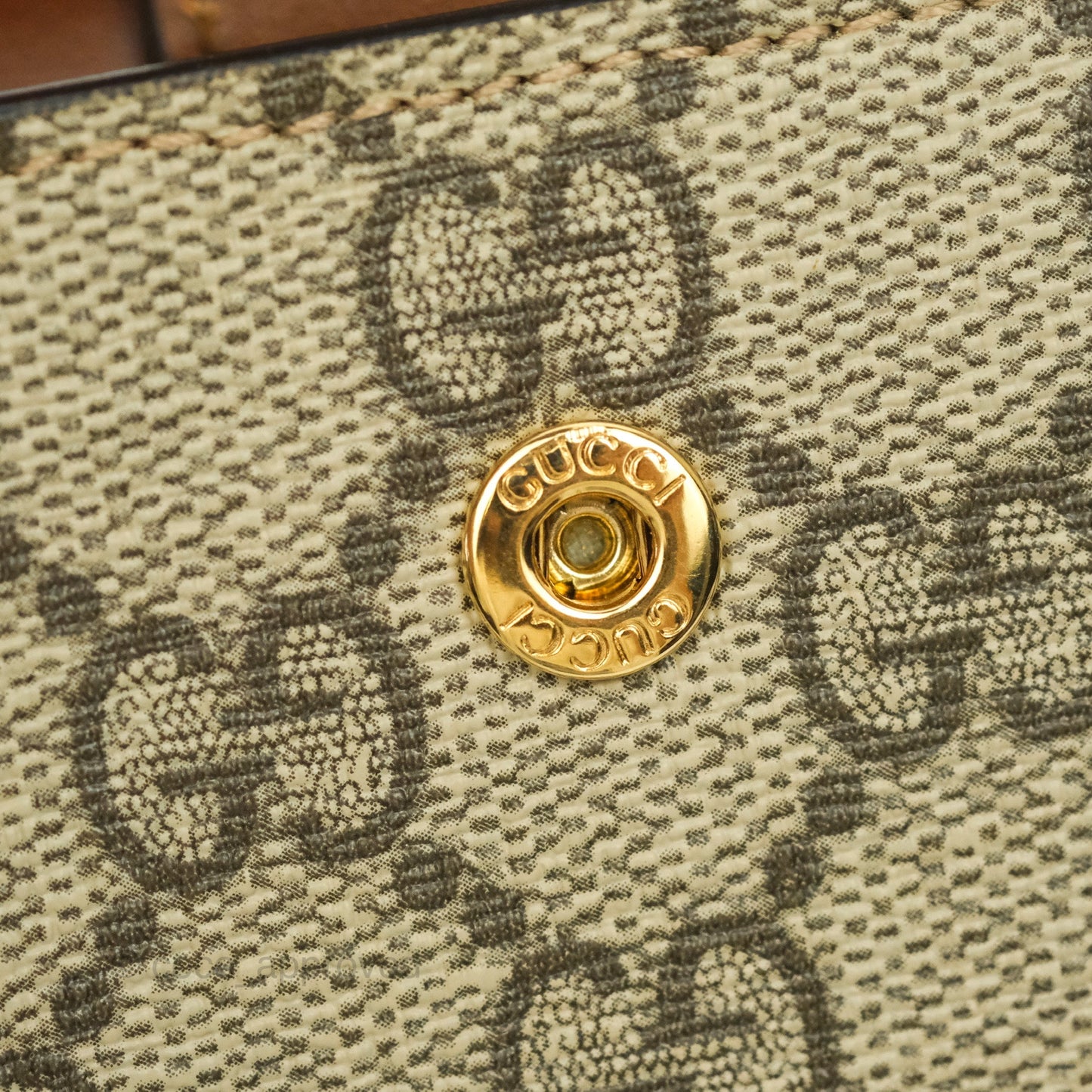 Gucci GG Monogram Brown Canvas Wallet