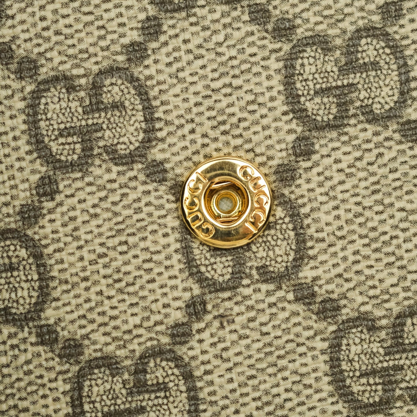 Gucci GG Monogram Brown Canvas Wallet