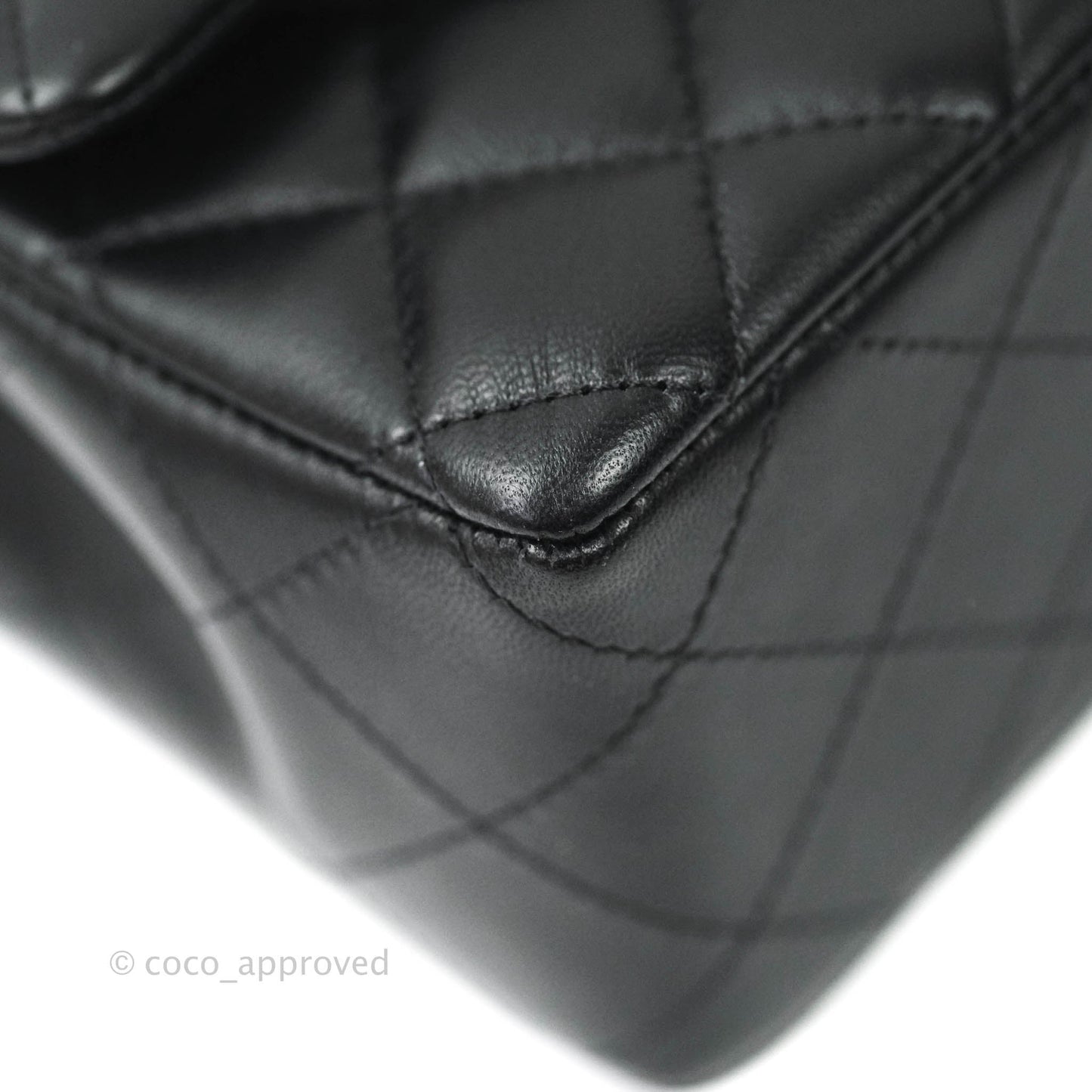 Chanel Quilted Mini Rectangular Lambskin Black Flap With Charms Gold Hardware 21C