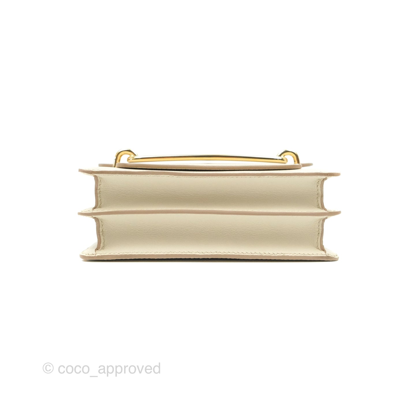 Hermès Roulis Mini 18 Beton Permabrass Hardware Evercolor
