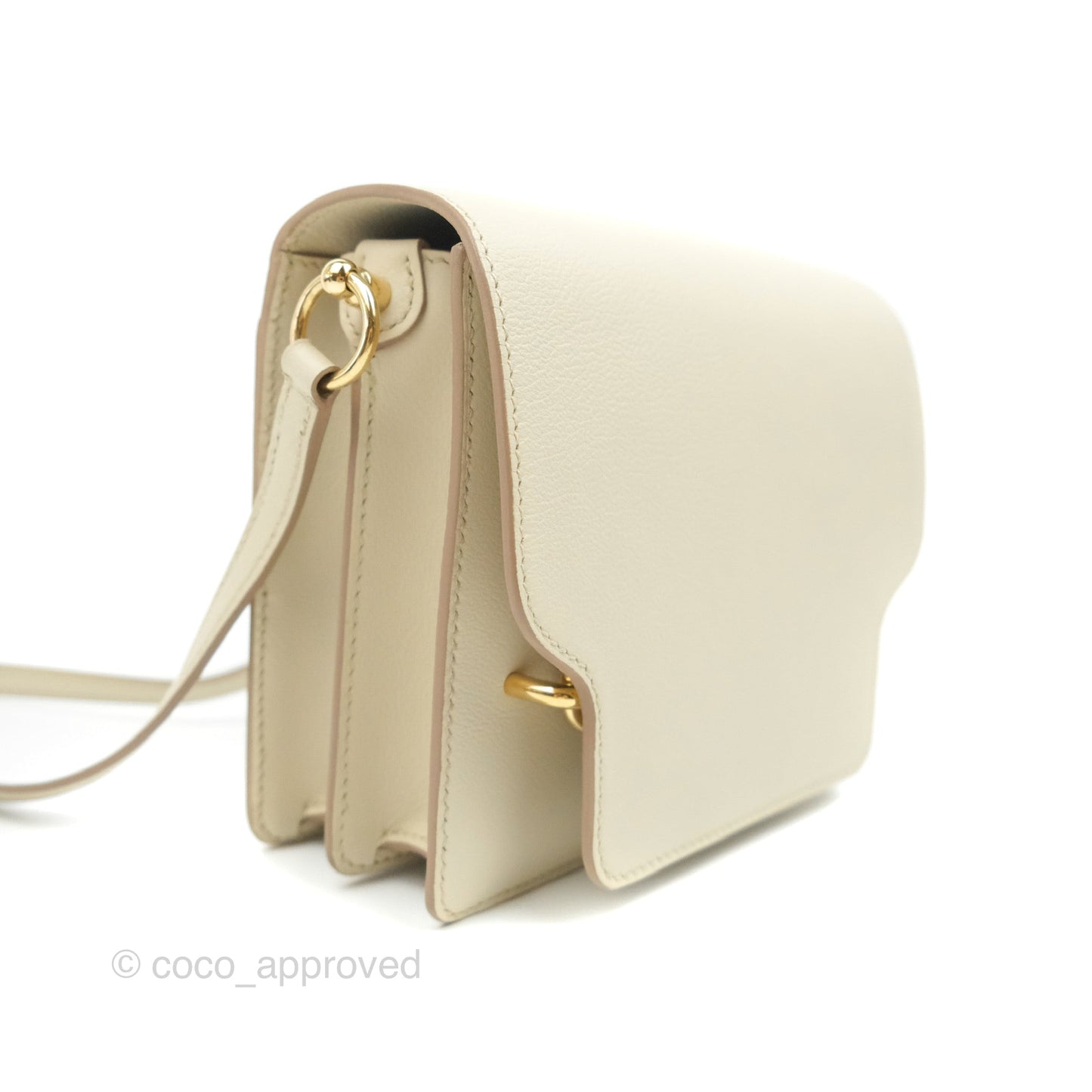 Hermès Roulis Mini 18 Beton Permabrass Hardware Evercolor