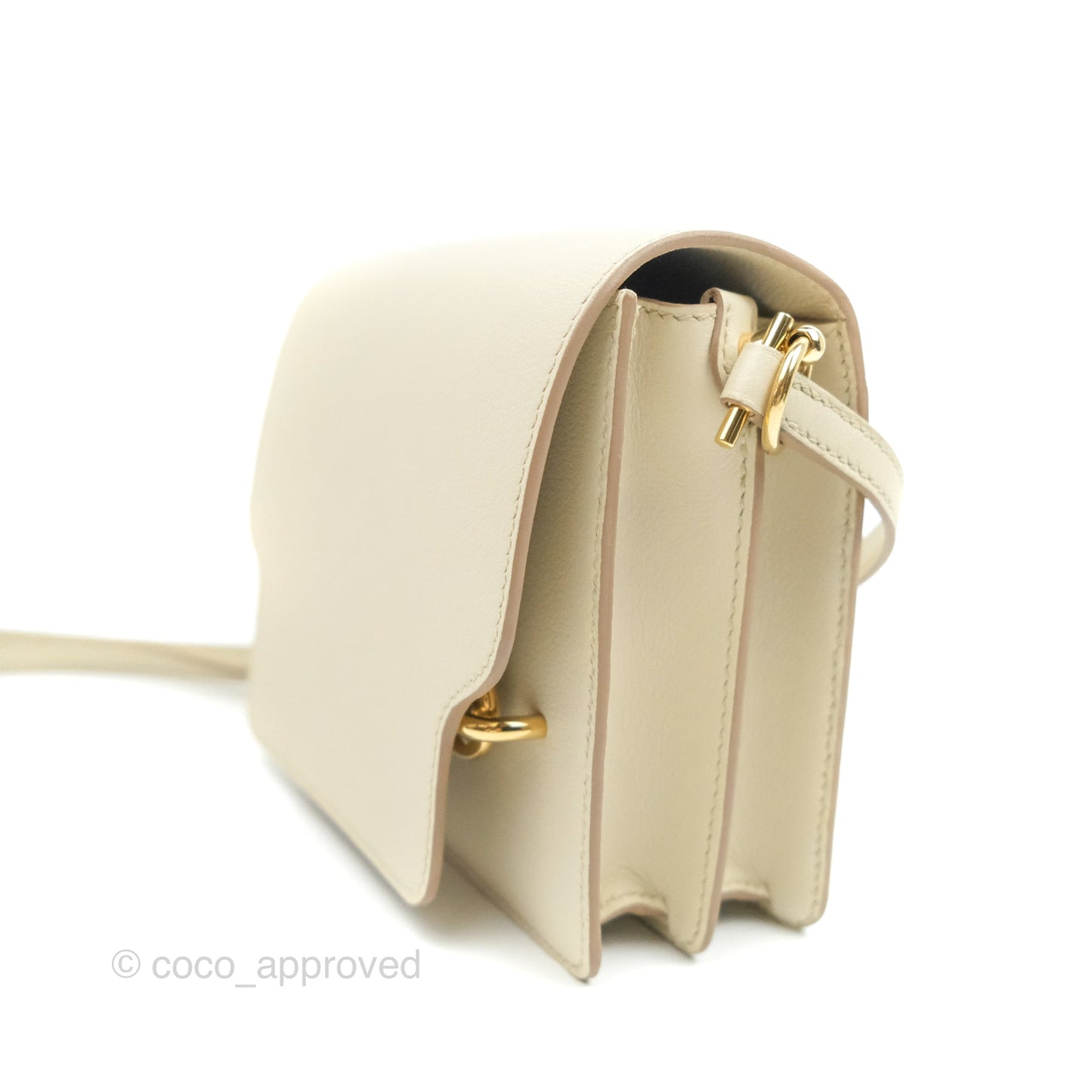 Hermès Roulis Mini 18 Beton Permabrass Hardware Evercolor