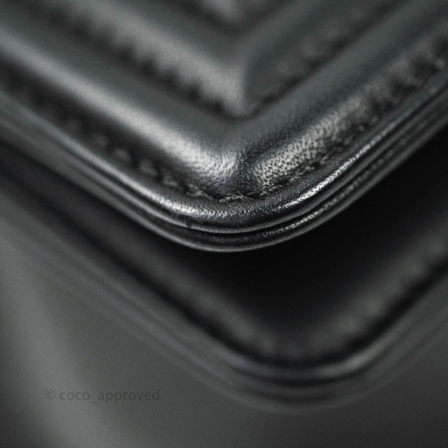 Chanel Quilted Medium Boy Bag Black Calfskin Ruthenium Hardware
