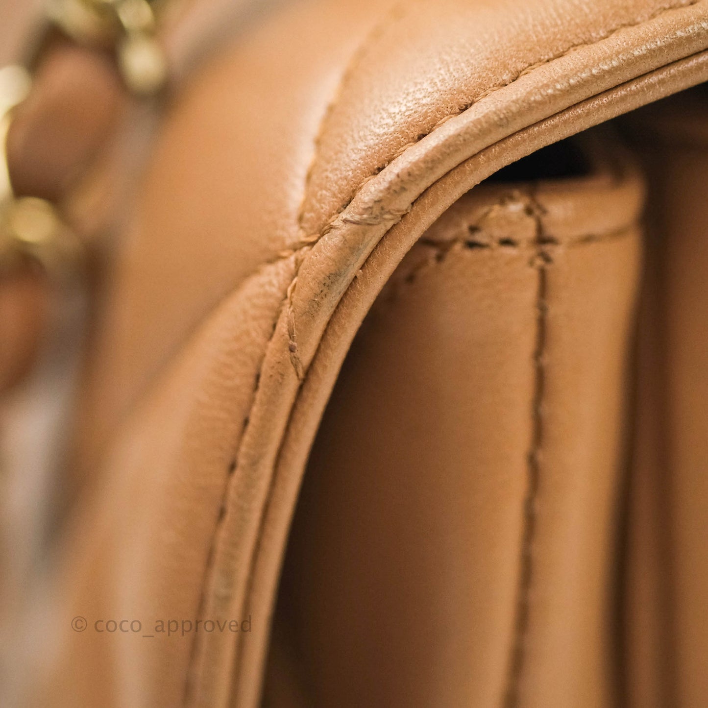 Chanel Trendy CC Small Beige Lambskin Gold Hardware