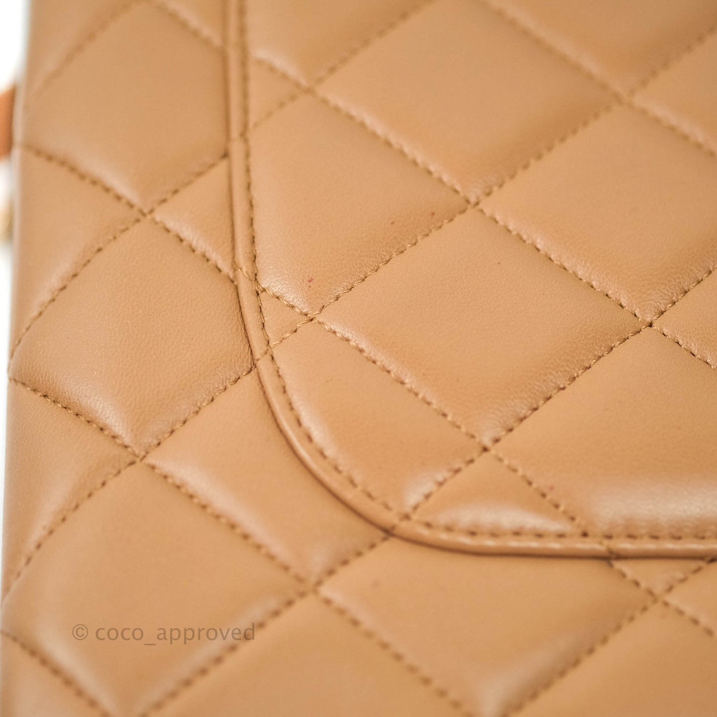 Chanel Trendy CC Small Beige Lambskin Gold Hardware
