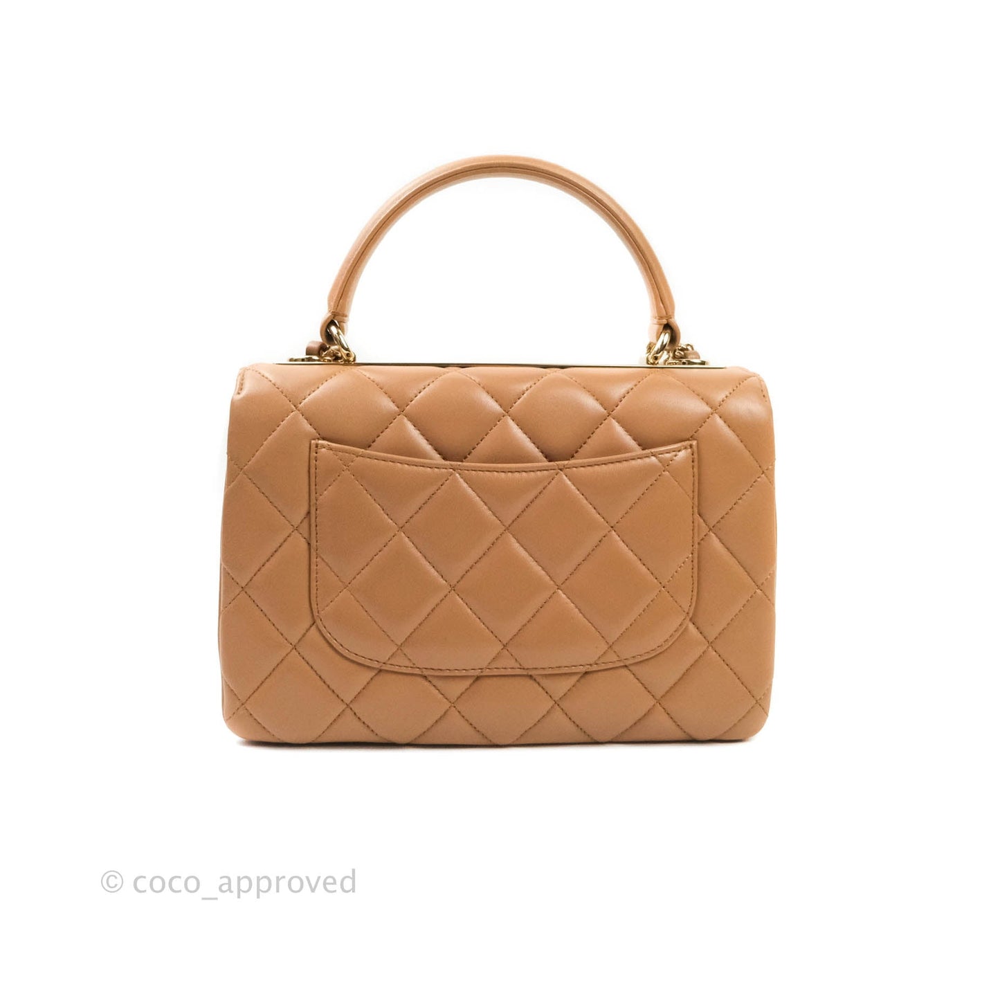 Chanel Trendy CC Small Beige Lambskin Gold Hardware