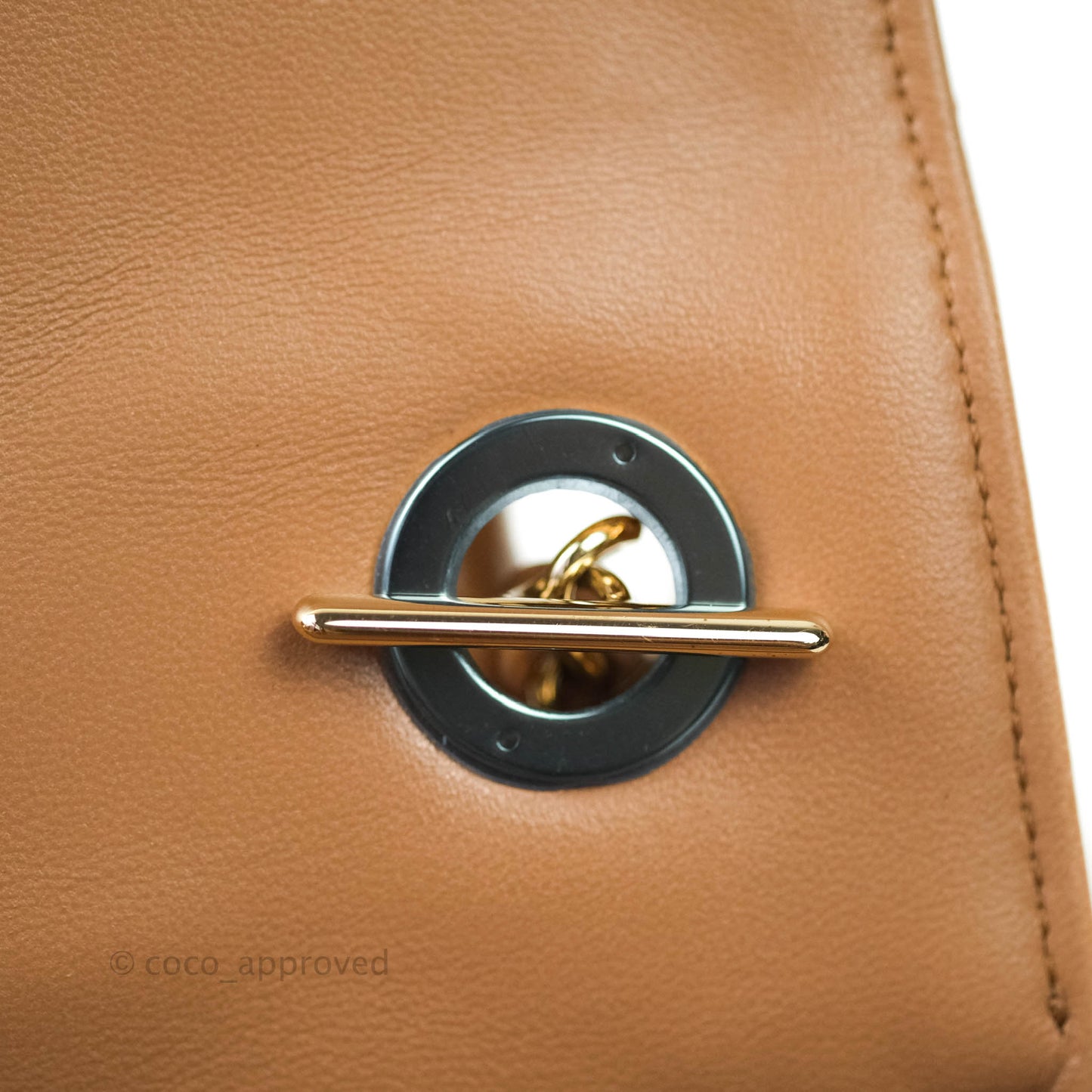 Chanel Trendy CC Small Beige Lambskin Gold Hardware