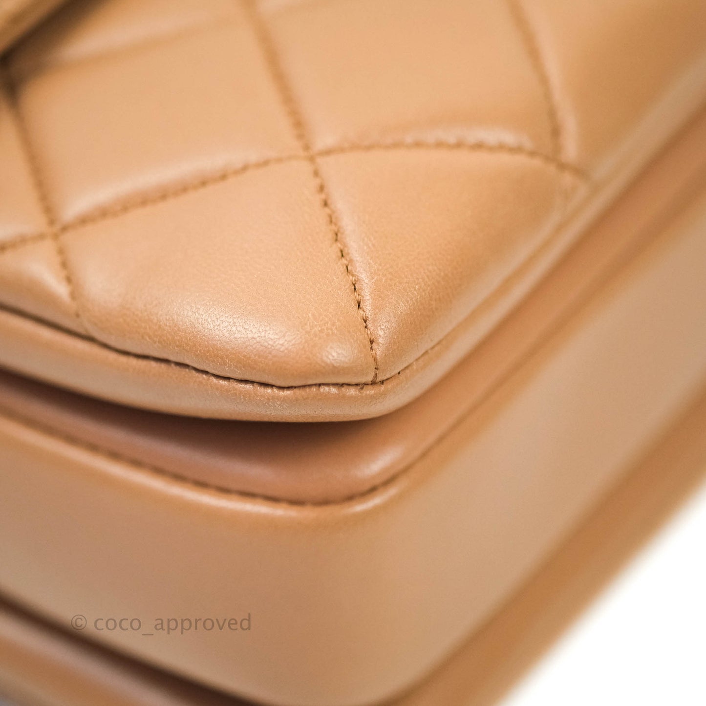 Chanel Trendy CC Small Beige Lambskin Gold Hardware