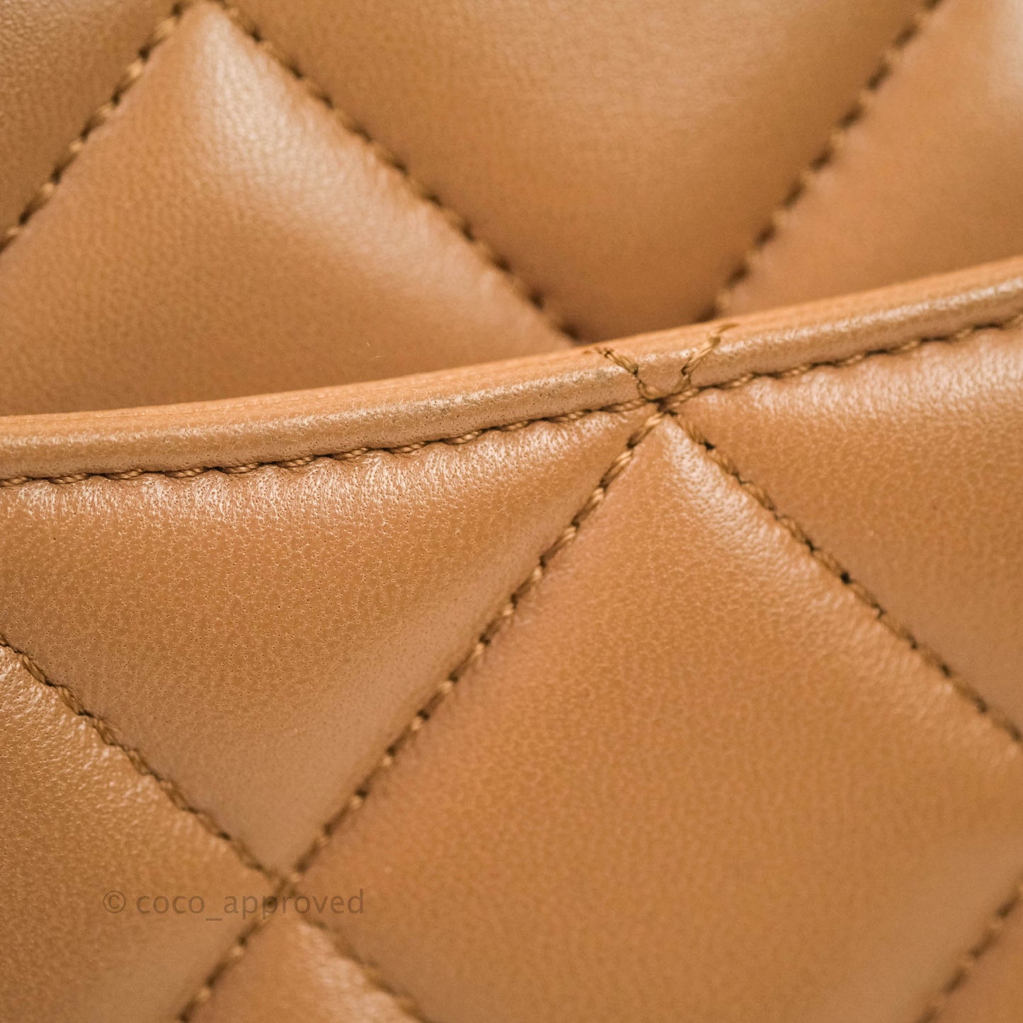 Chanel Trendy CC Small Beige Lambskin Gold Hardware