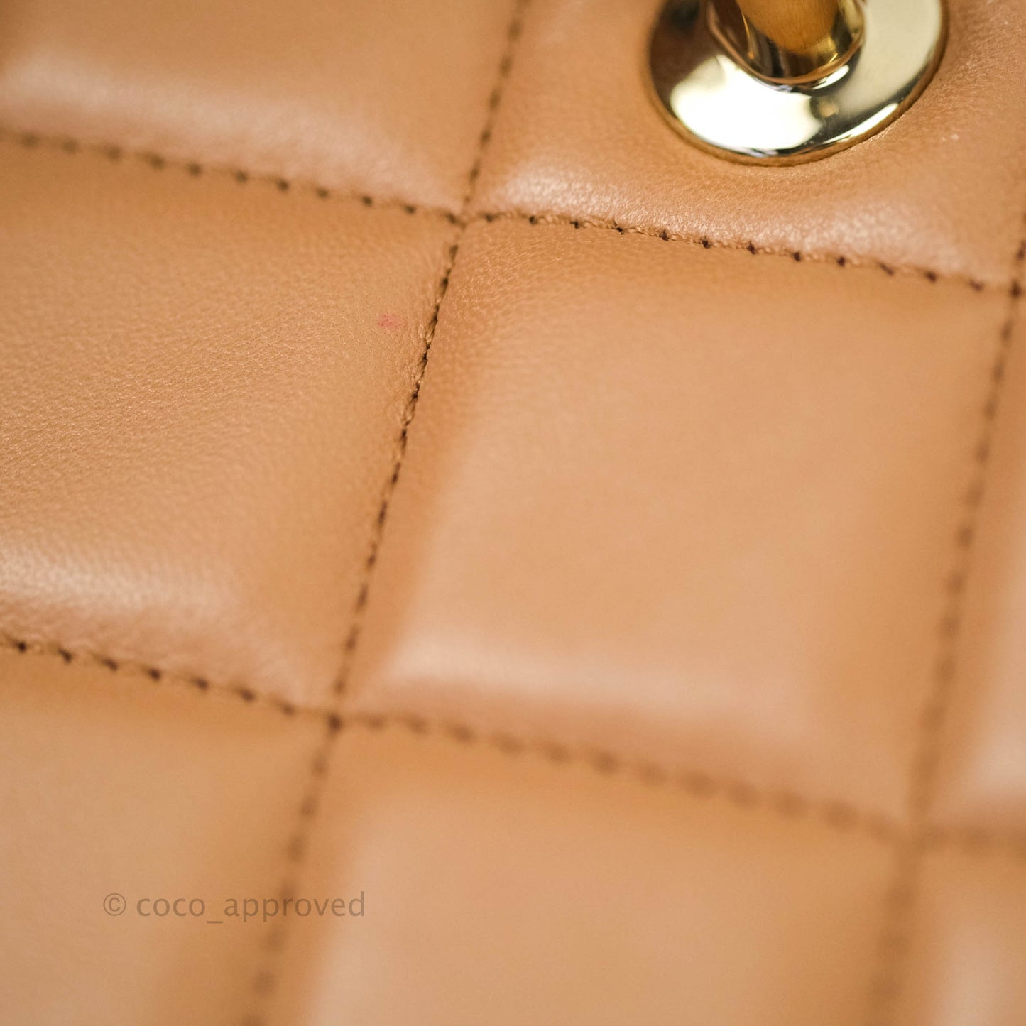 Chanel Trendy CC Small Beige Lambskin Gold Hardware