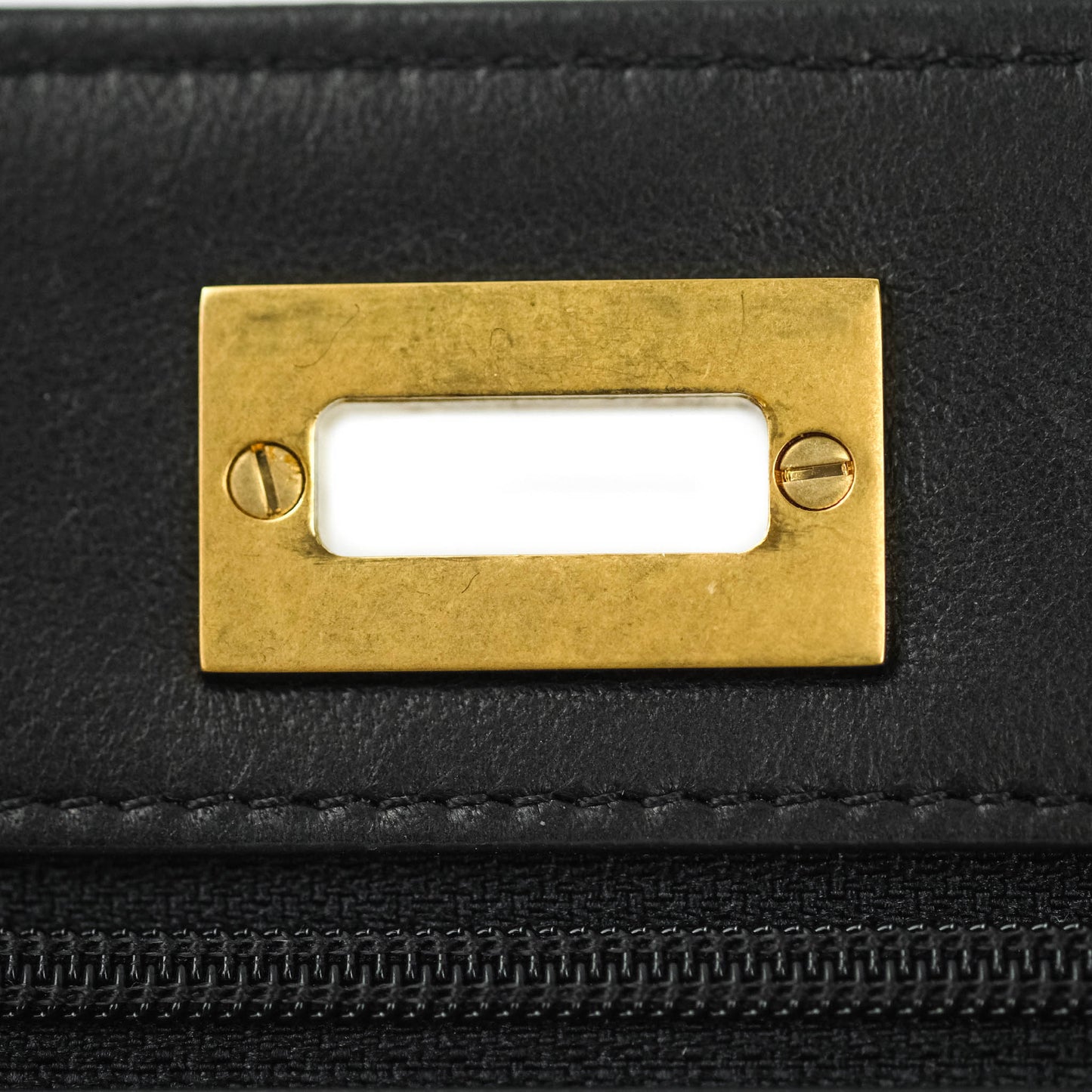 Chanel Aged Calfskin Quilted Reissue Wallet On Chain WOC Black Gold Hardware