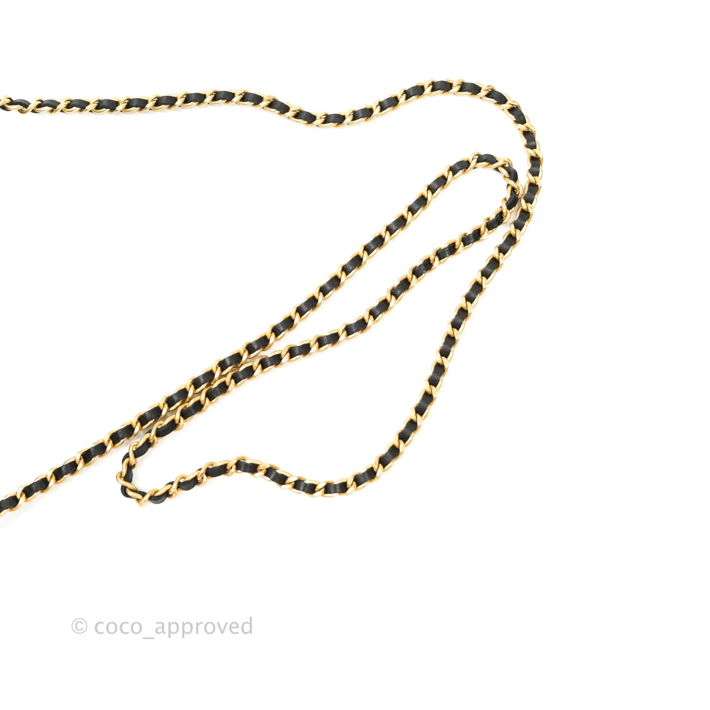 Chanel Aged Calfskin Quilted Reissue Wallet On Chain WOC Black Gold Hardware