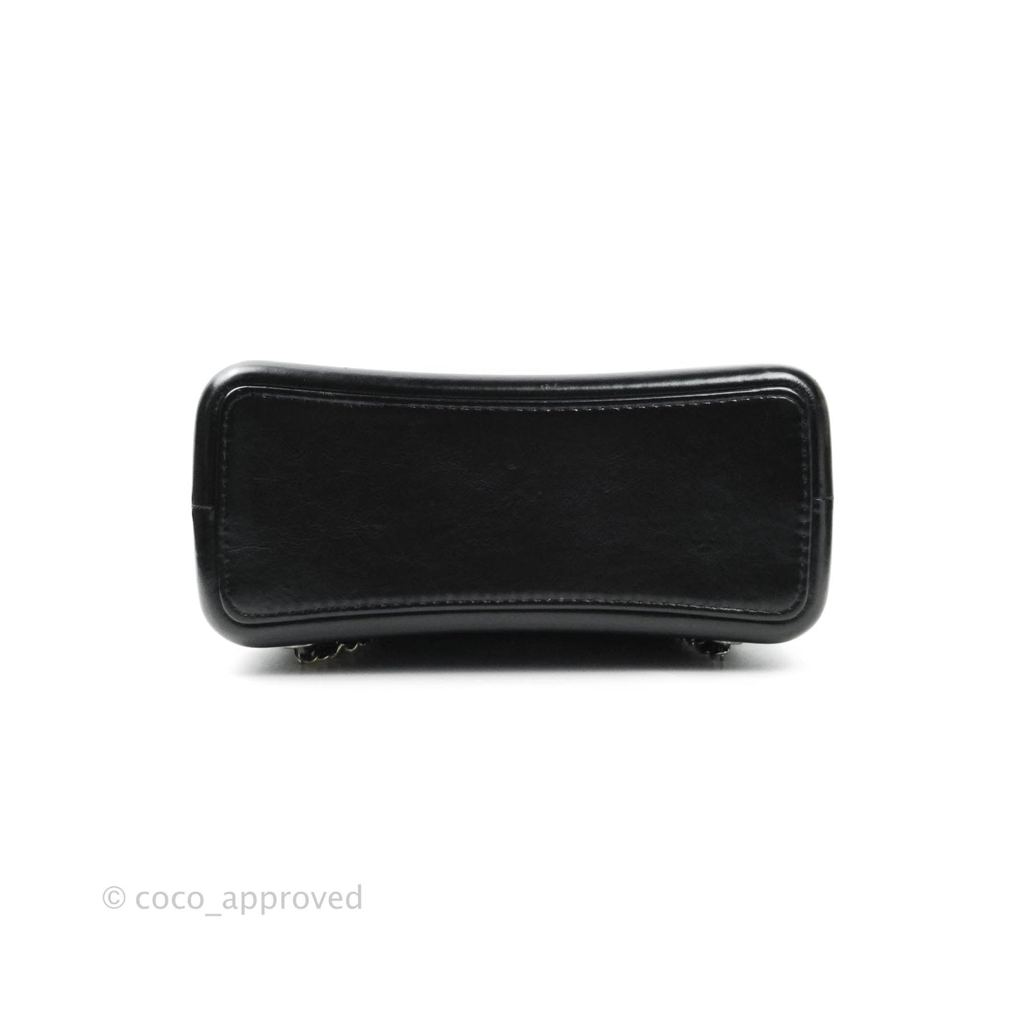 Chanel Gabrielle Backpack Black Aged Calfskin Medium Black