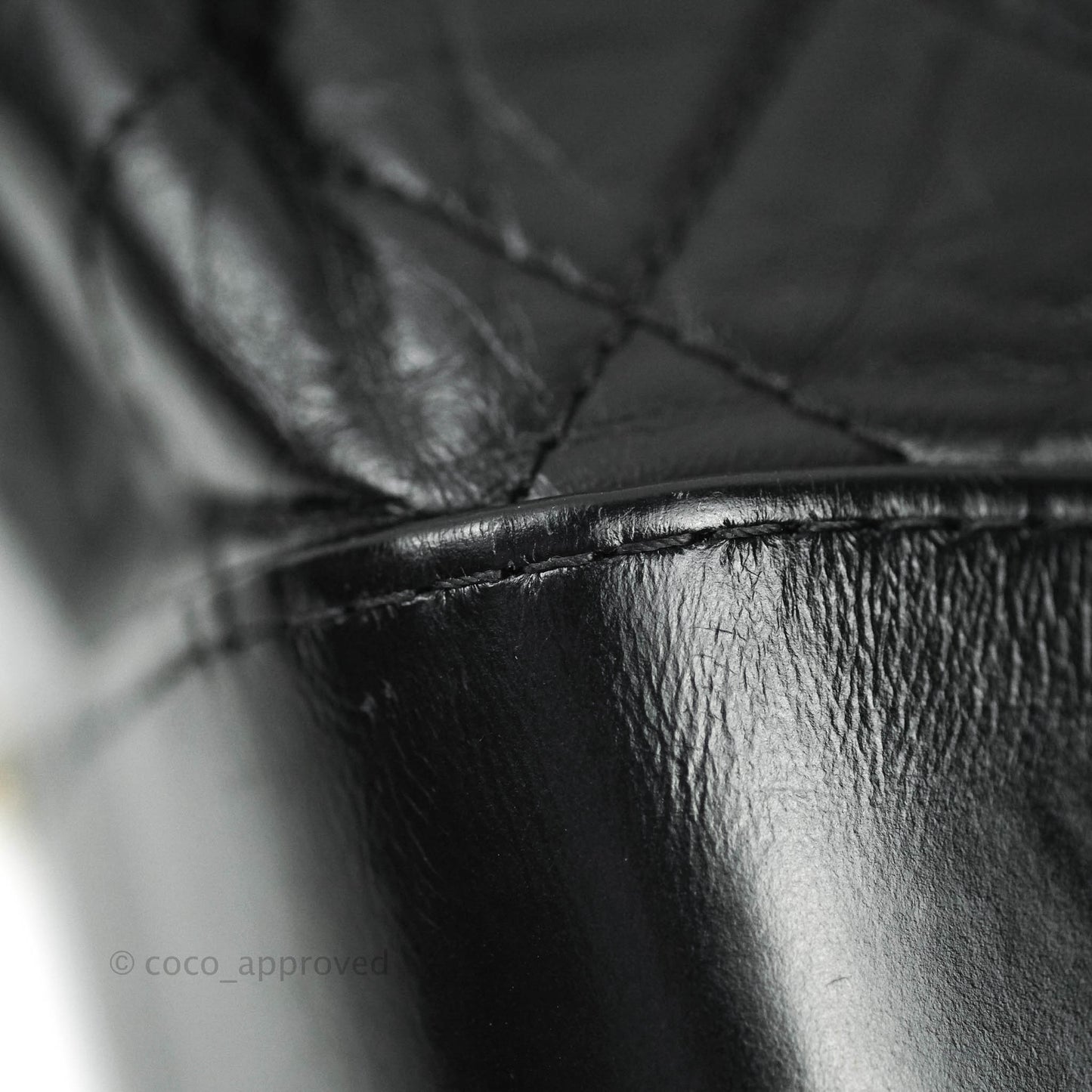 Chanel Gabrielle Backpack Black Aged Calfskin Medium Black