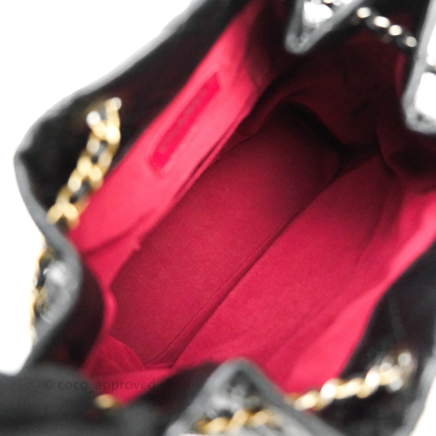 Chanel Gabrielle Backpack Black Aged Calfskin Medium Black