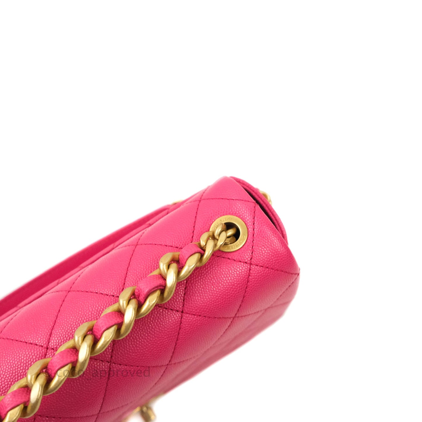 Chanel Quilted Medium Fashion Therapy Flap Bag Pink Caviar Aged Gold Hardware