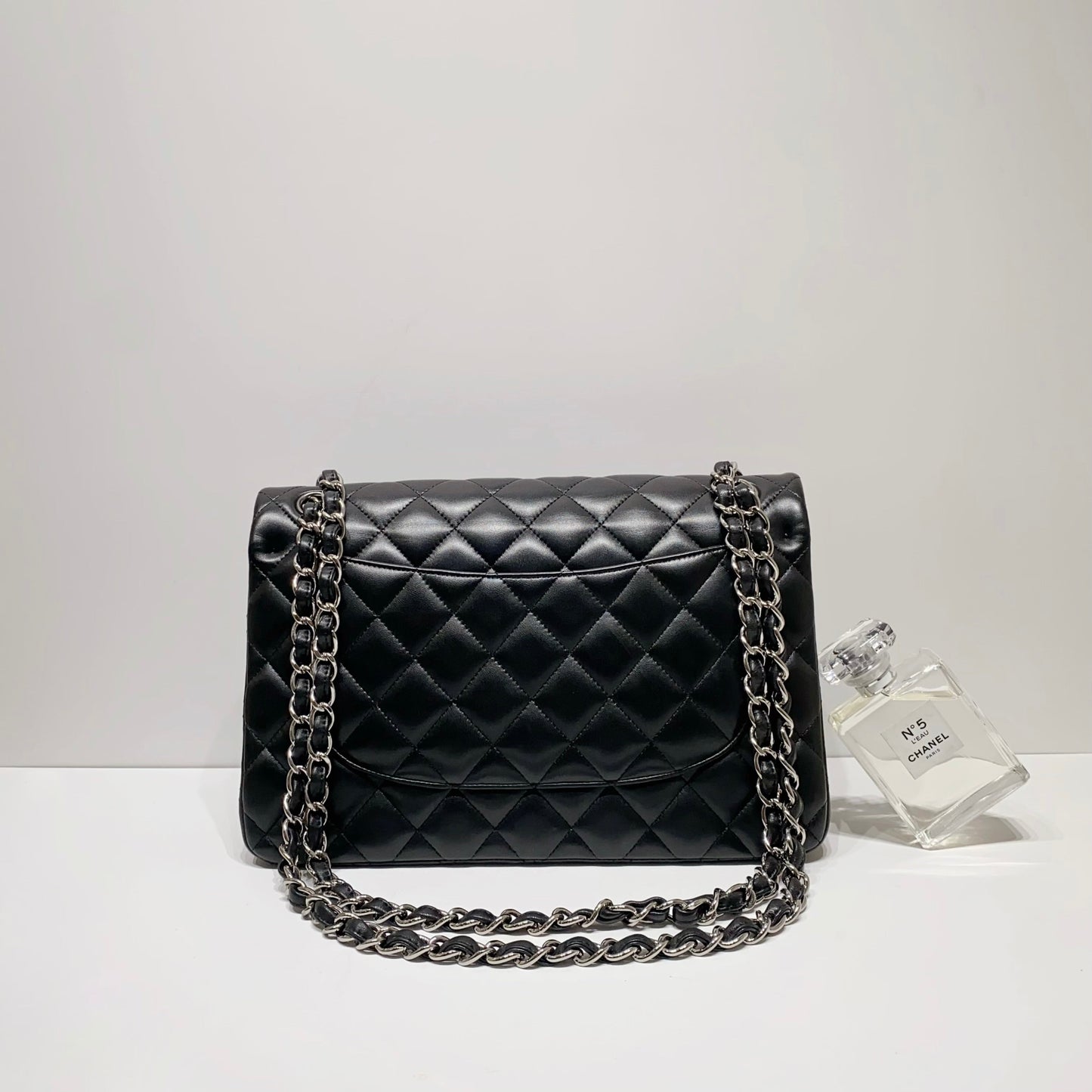 No.4191-Chanel Lambskin Classic Jumbo Double Flap Bag