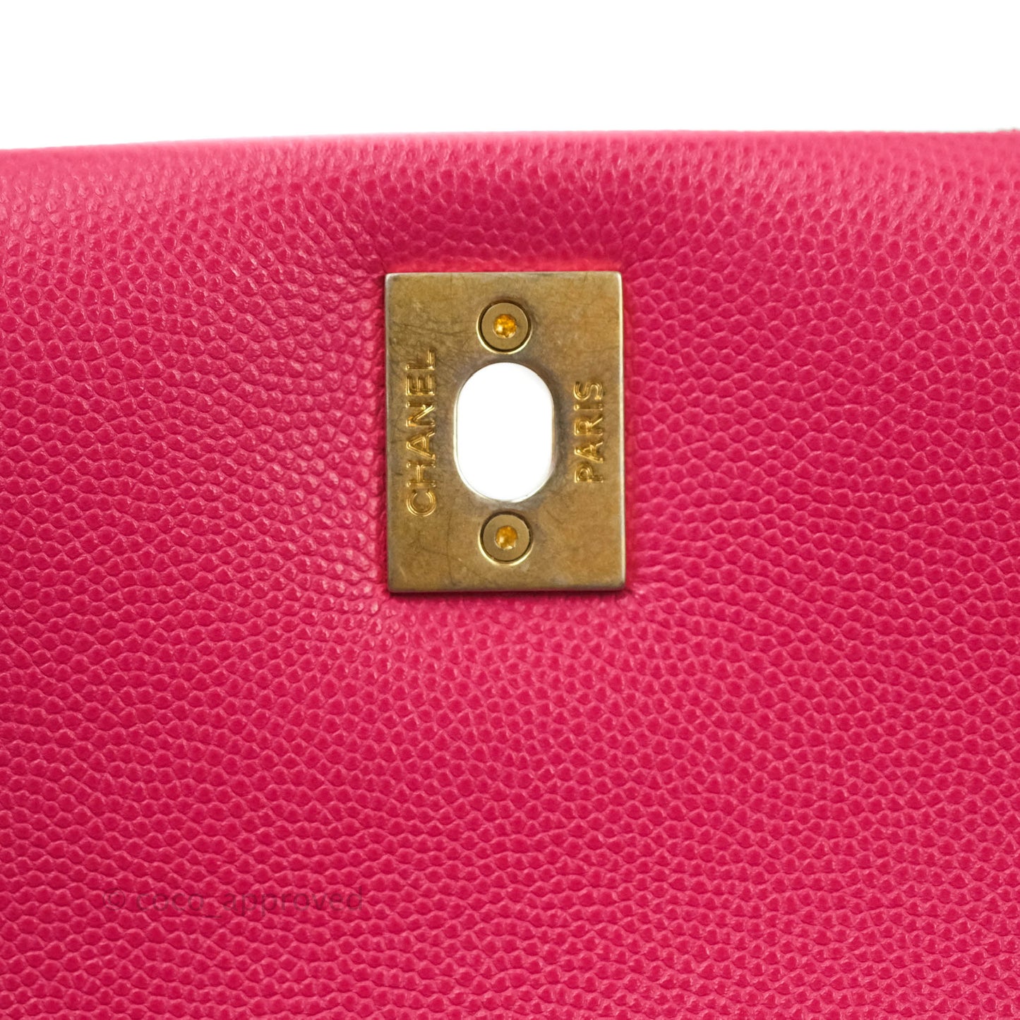 Chanel Quilted Medium Fashion Therapy Flap Bag Pink Caviar Aged Gold Hardware