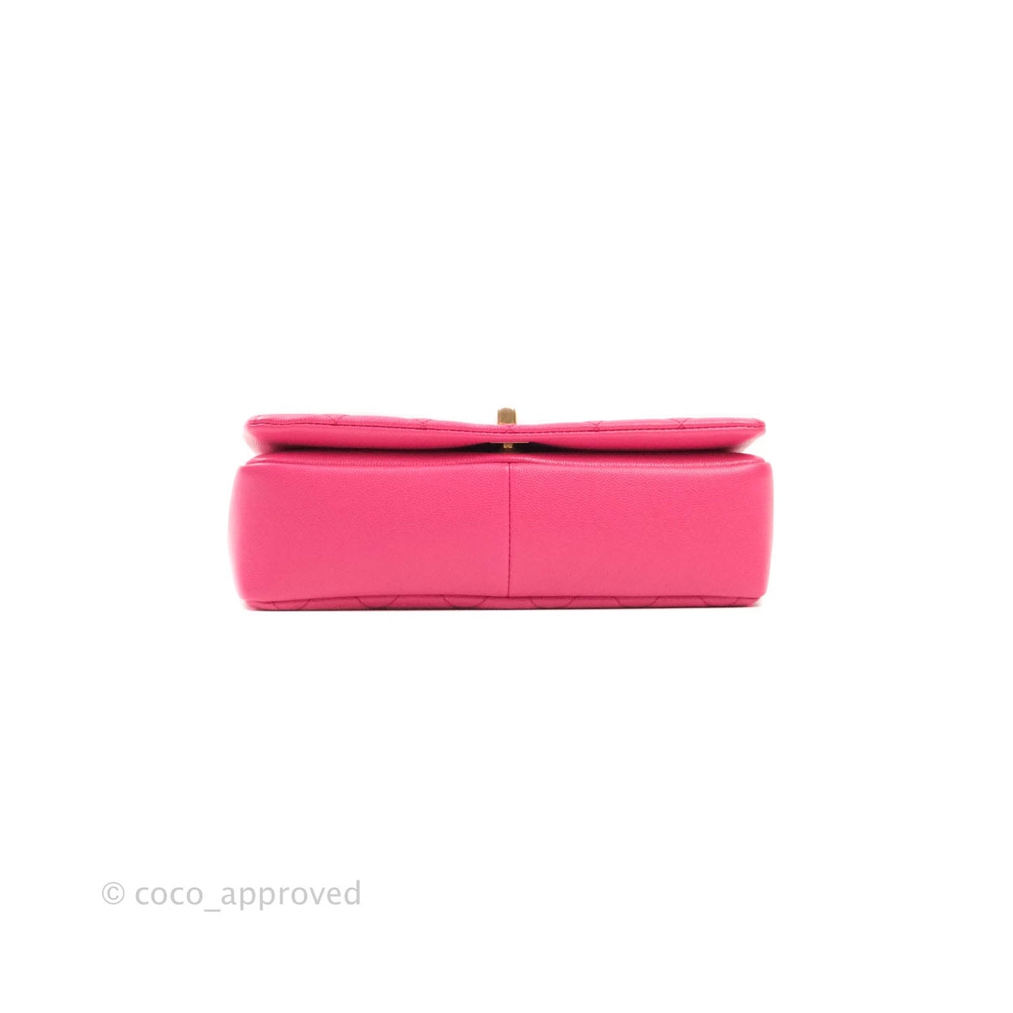 Chanel Quilted Medium Fashion Therapy Flap Bag Pink Caviar Aged Gold Hardware