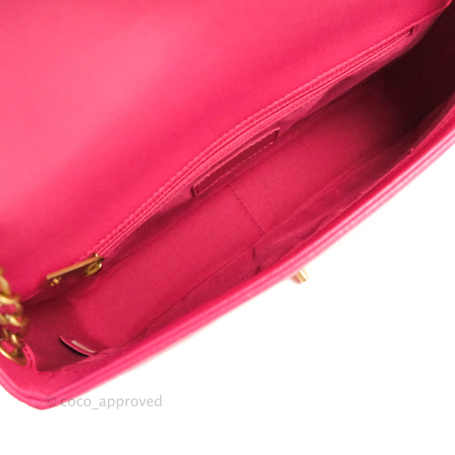 Chanel Quilted Medium Fashion Therapy Flap Bag Pink Caviar Aged Gold Hardware