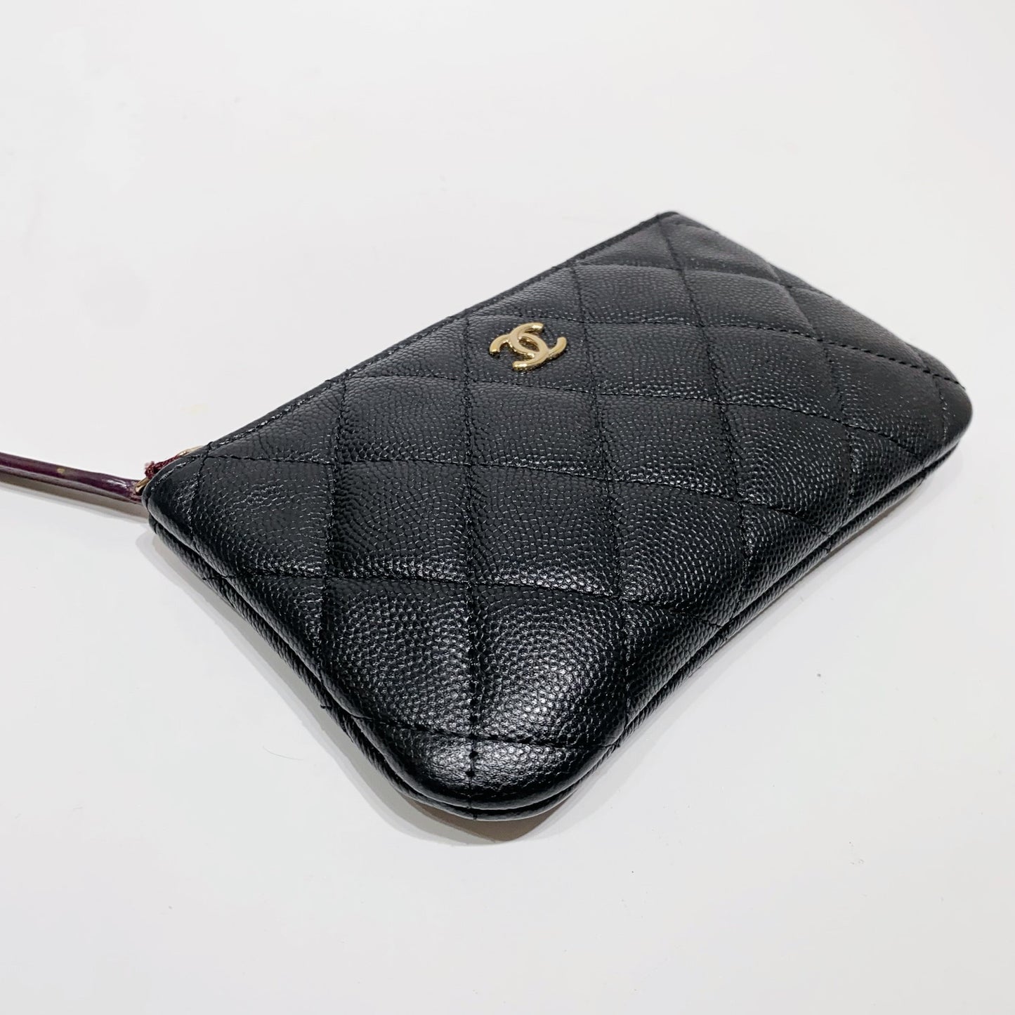 No.4202-Chanel Caviar Timeless Classic Mini O Case Pouch