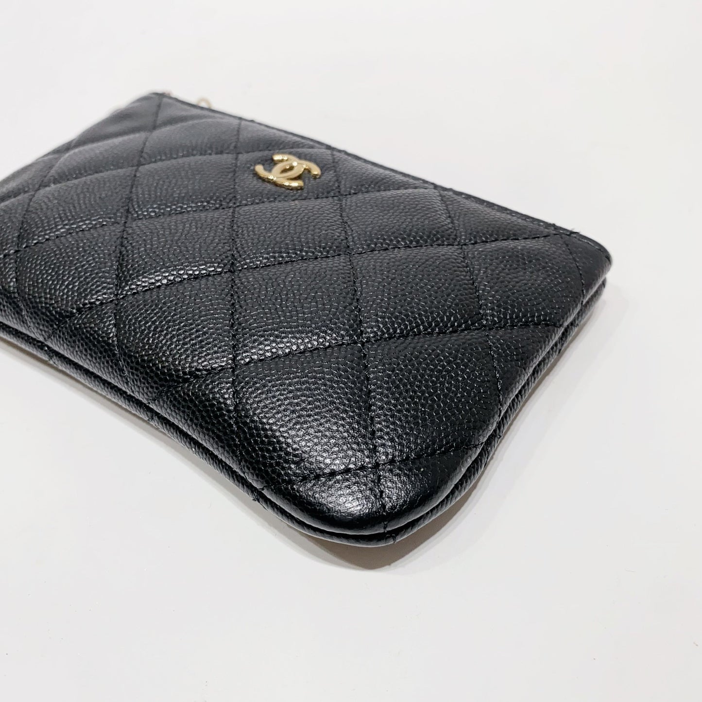 No.4202-Chanel Caviar Timeless Classic Mini O Case Pouch