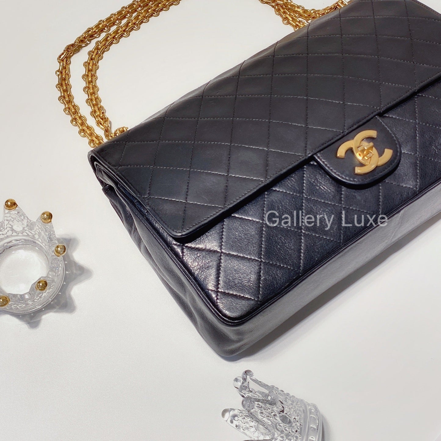 No.2511-Chanel Vintage Lambskin Classic Flap Bag