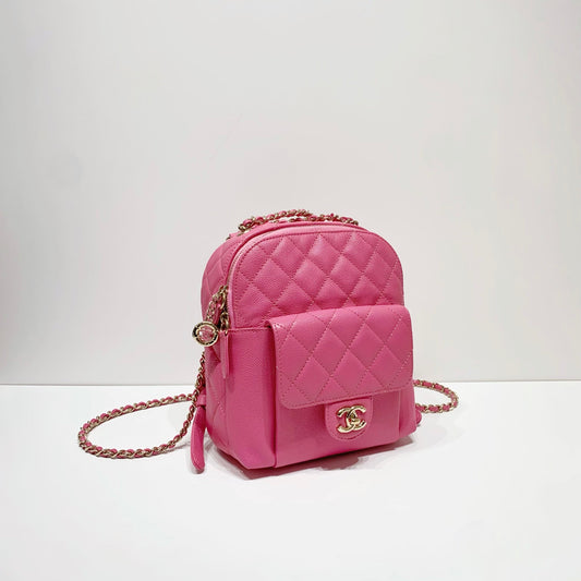 No.3992-Chanel Caviar CC Day Backpack