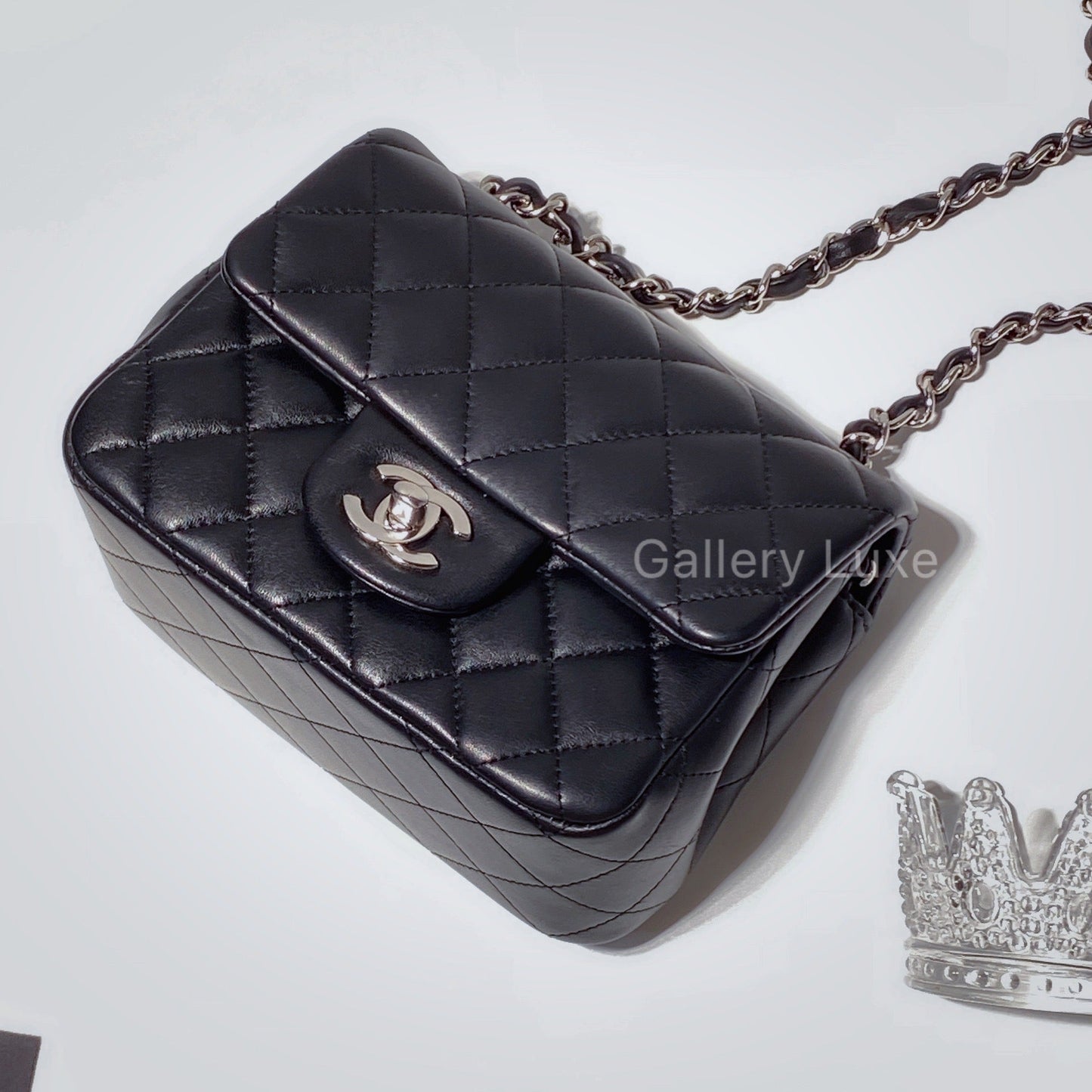 No.2515-Chanel Lambskin Classic Flap Mini 17cm