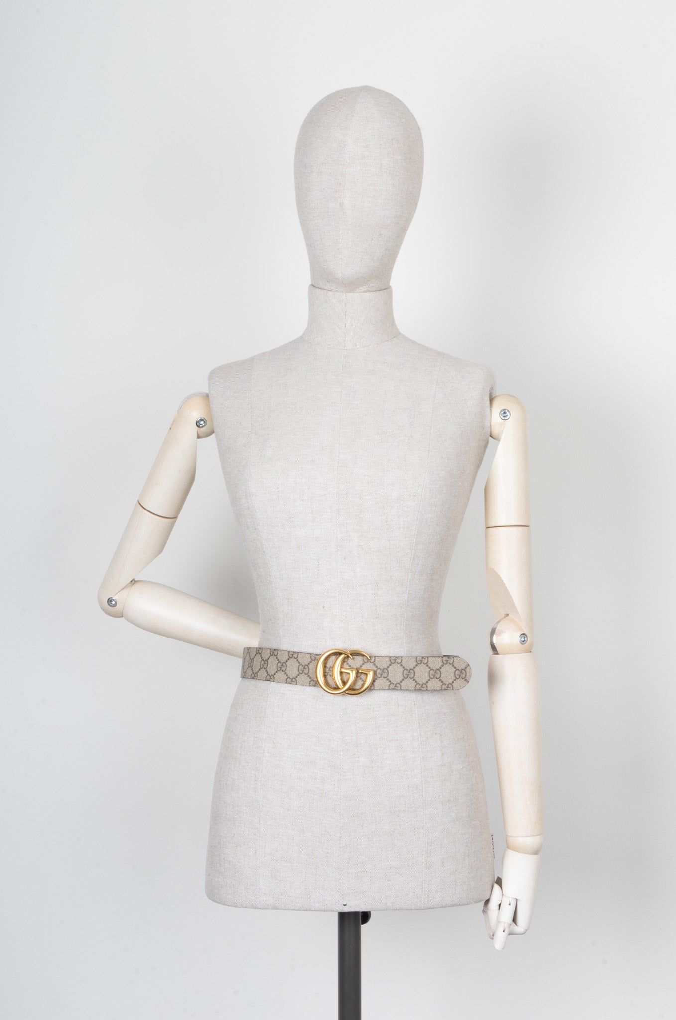 Luxury Gucci Trending 2025 Reversible Marmont Supreme Canvas / Leather Belt