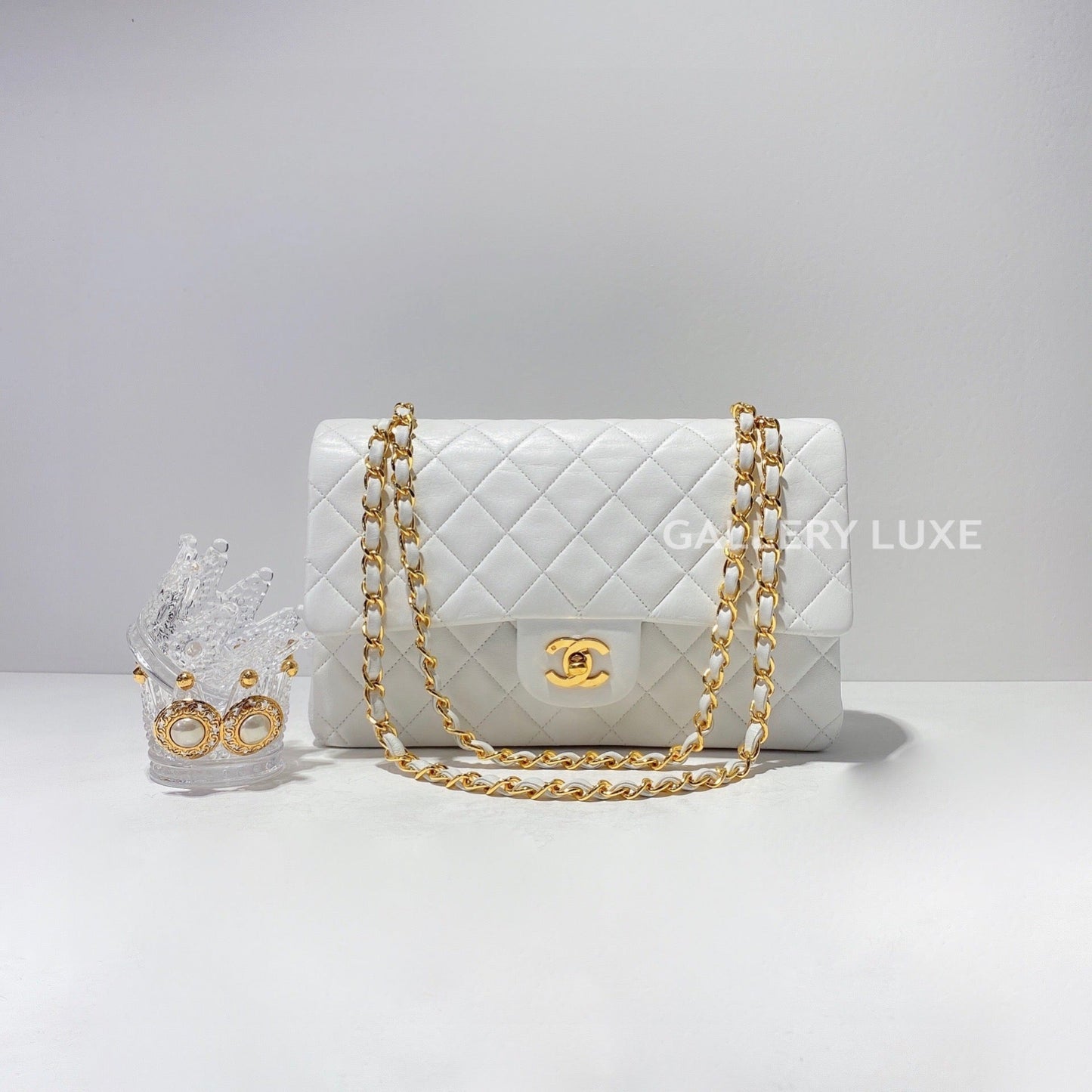 No.2265-Chanel Vintage Lambskin Classic Flap Bag 25cm
