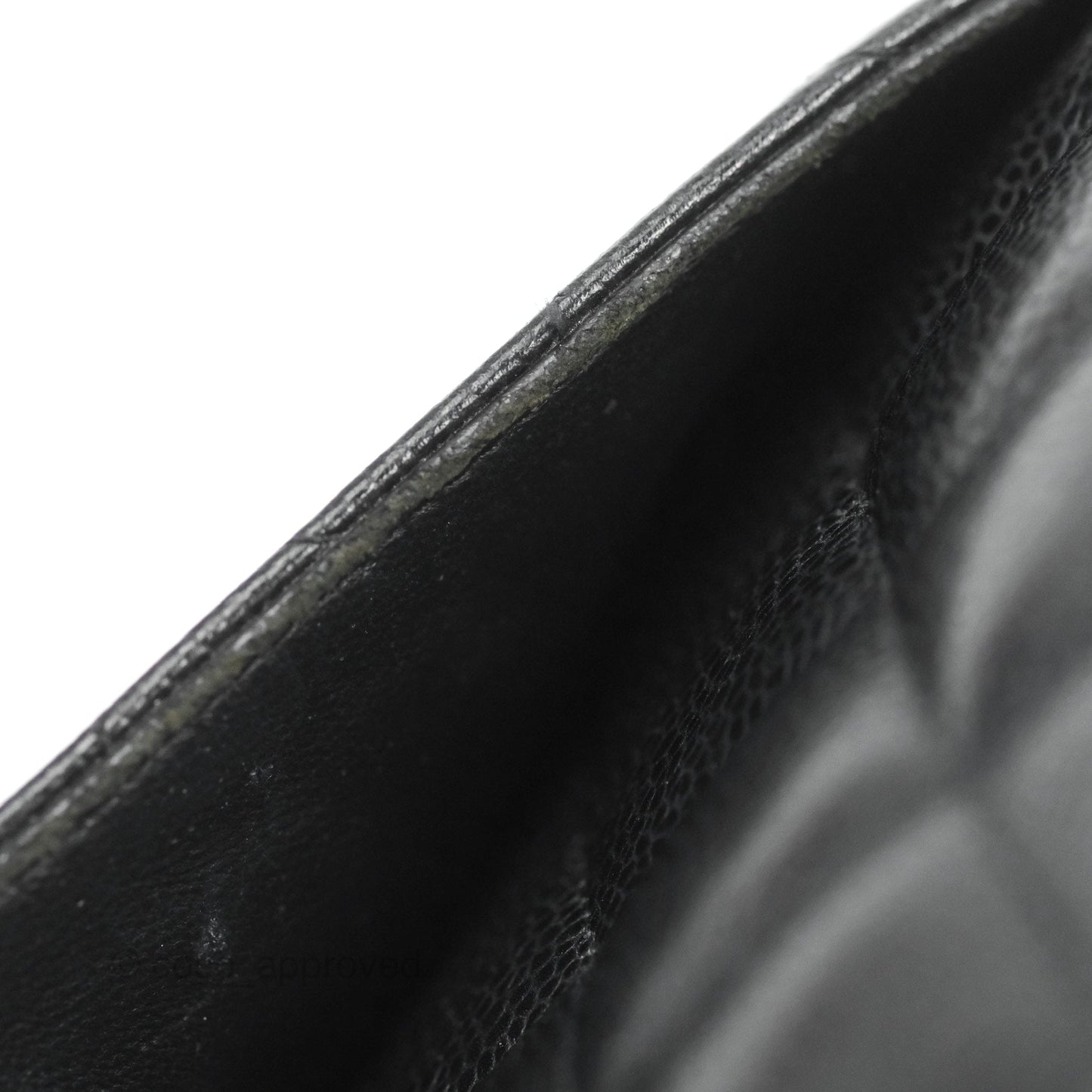 Chanel Jumbo Single Flap Black Caviar Gold Hardware