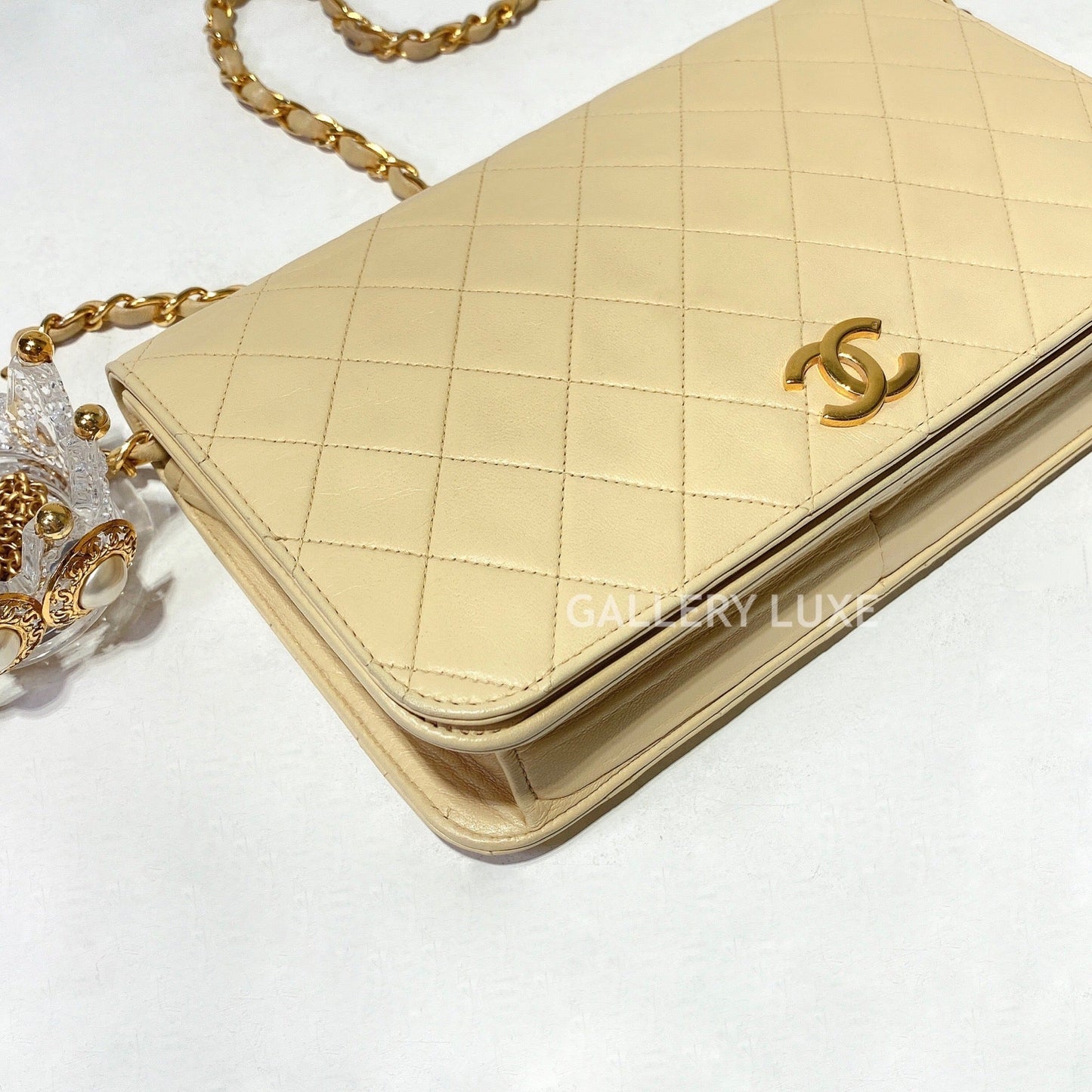 No.2308-Chanel Vintage Lambskin Flap Bag