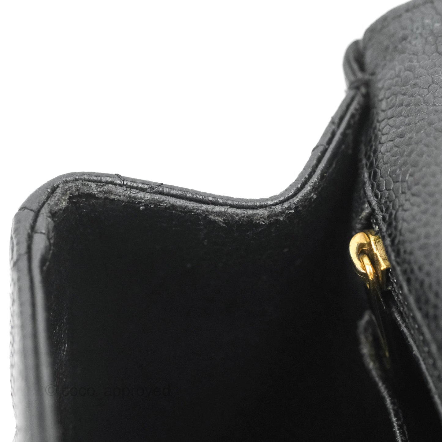 Chanel Jumbo Single Flap Black Caviar Gold Hardware