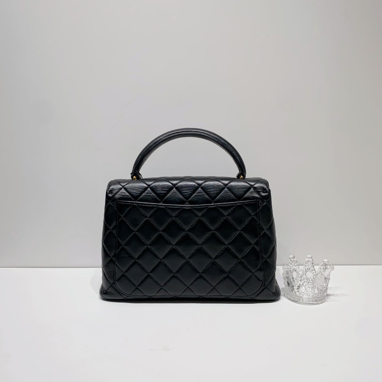 No.3606-Chanel Vintage Lambskin Small Kelly Handle Bag