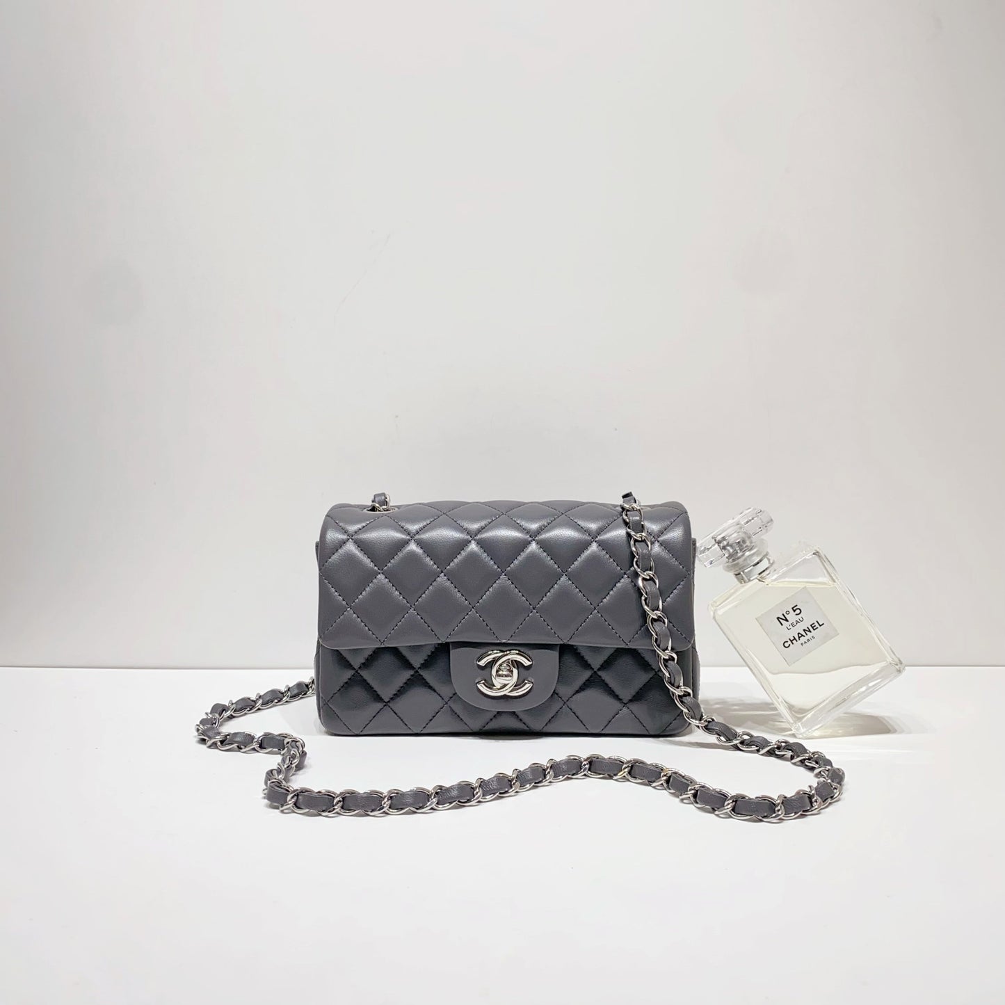 No.4230-Chanel Rectangular Timeless Classic Flap Mini 20cm