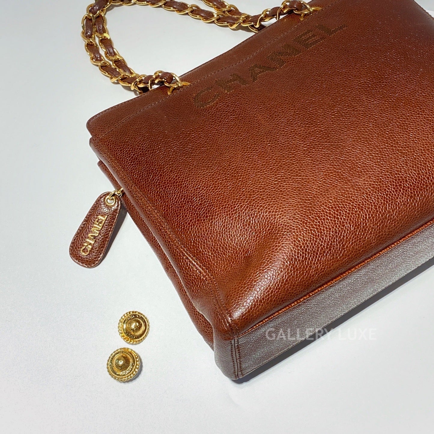 No.2124-Chanel Vintage Caviar Shoulder Bag