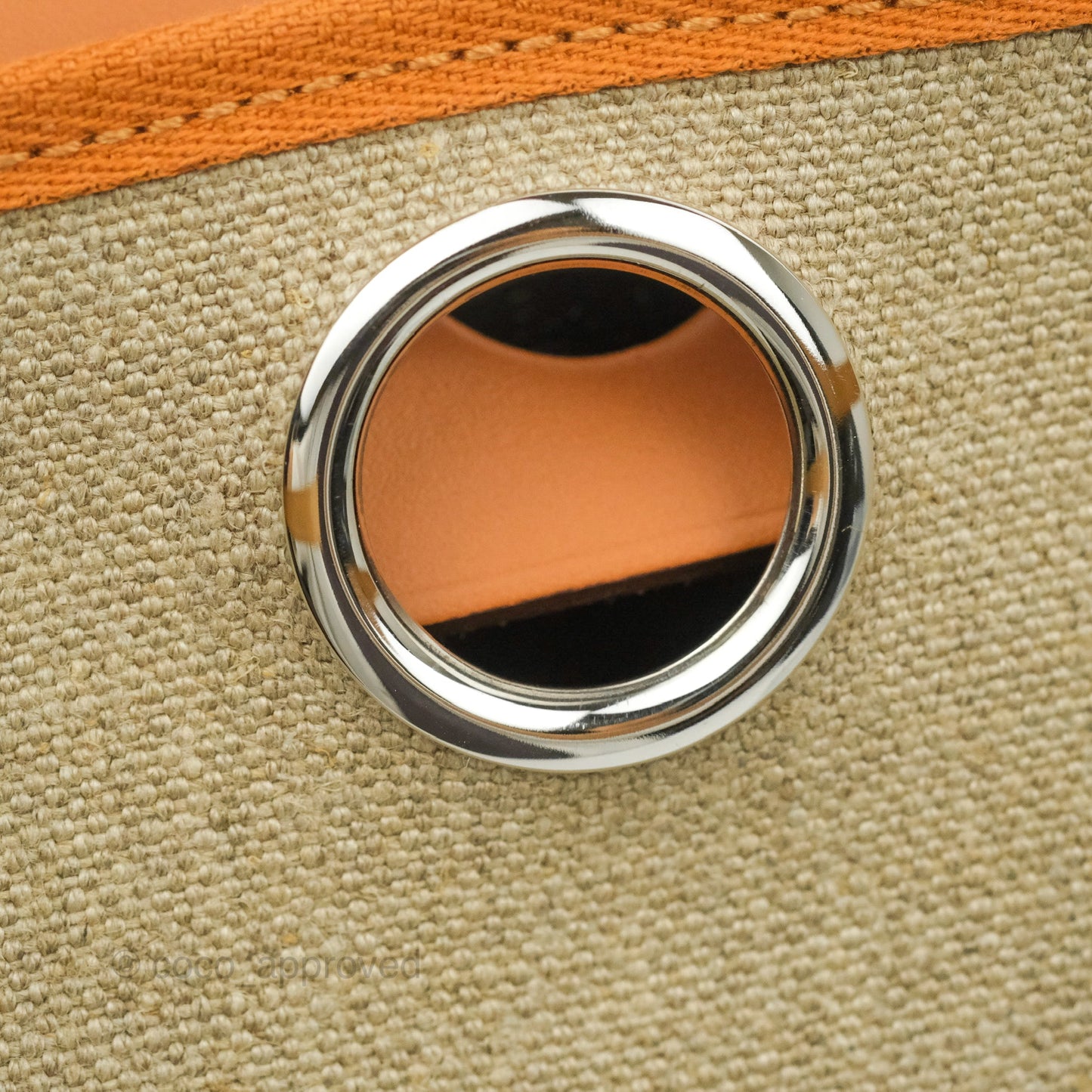 Hermès Herbag Retourne Zip 31 Toile de Camp Twin Vache Hunter Ficelle/Nature Palladium Hardware