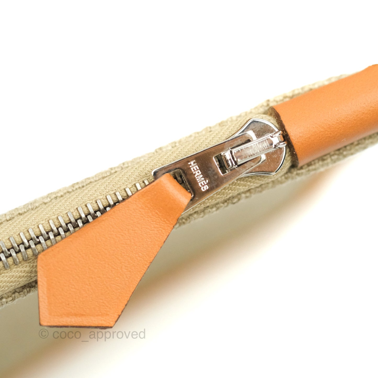 Hermès Herbag Retourne Zip 31 Toile de Camp Twin Vache Hunter Ficelle/Nature Palladium Hardware