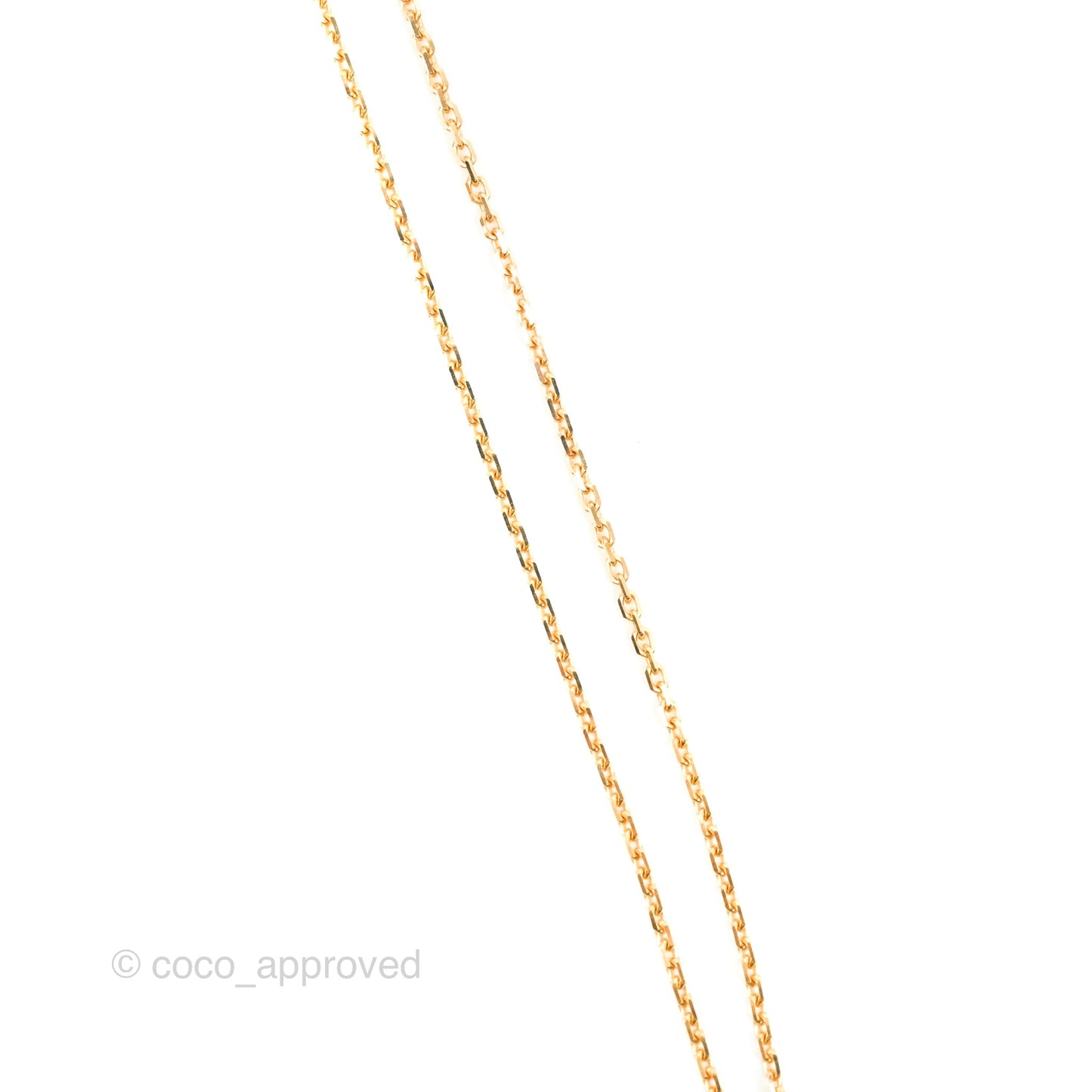 Van Cleef & Arpels Vintage Alhambra Diamond Rhodonite Necklace 18K Gold 2021 Holiday Pendant