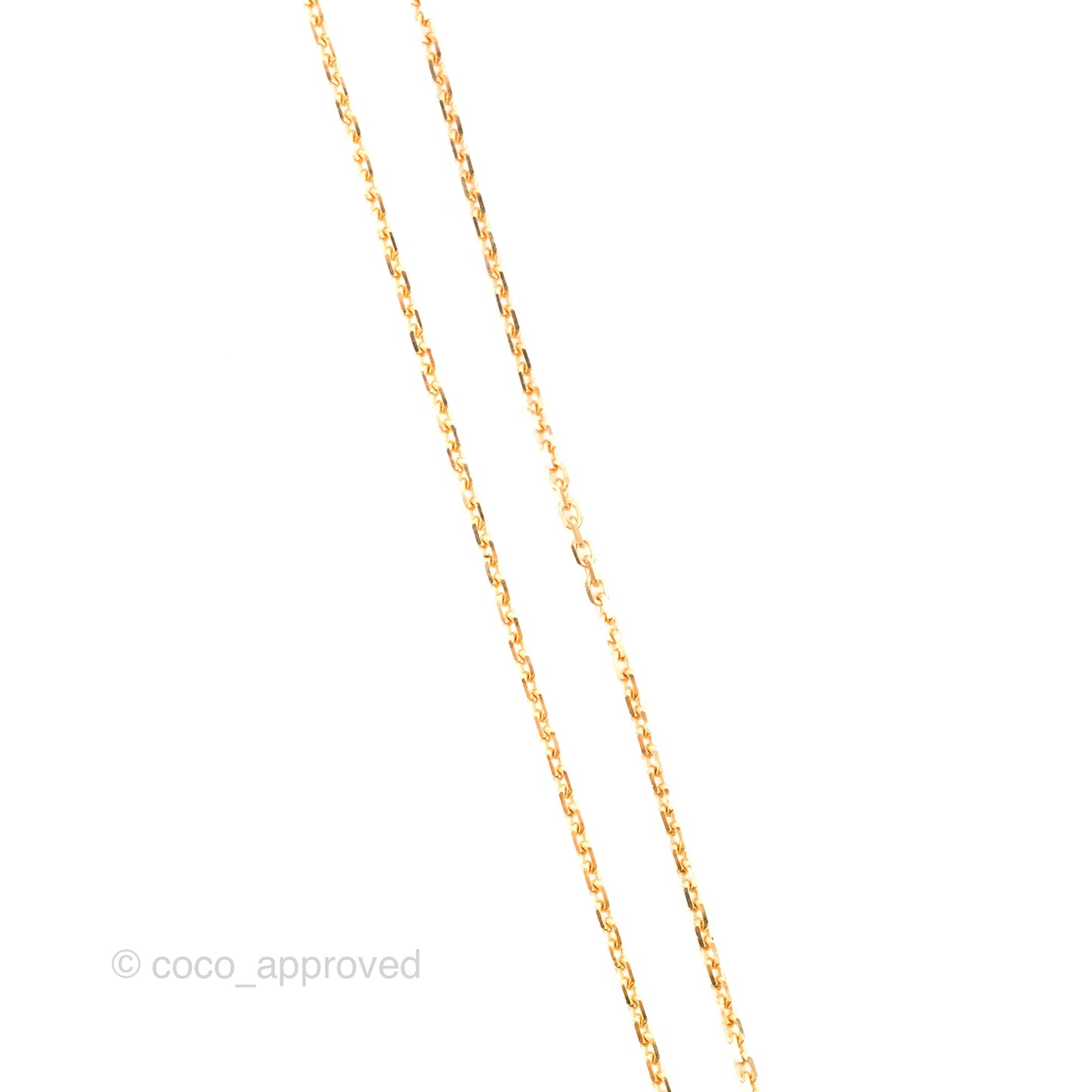 Van Cleef & Arpels Vintage Alhambra Diamond Rhodonite Necklace 18K Gold 2021 Holiday Pendant