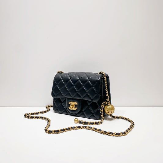 No.001650-1-Chanel Pearl Crush Square Mini Flap Bag (Brand New / 全新)
