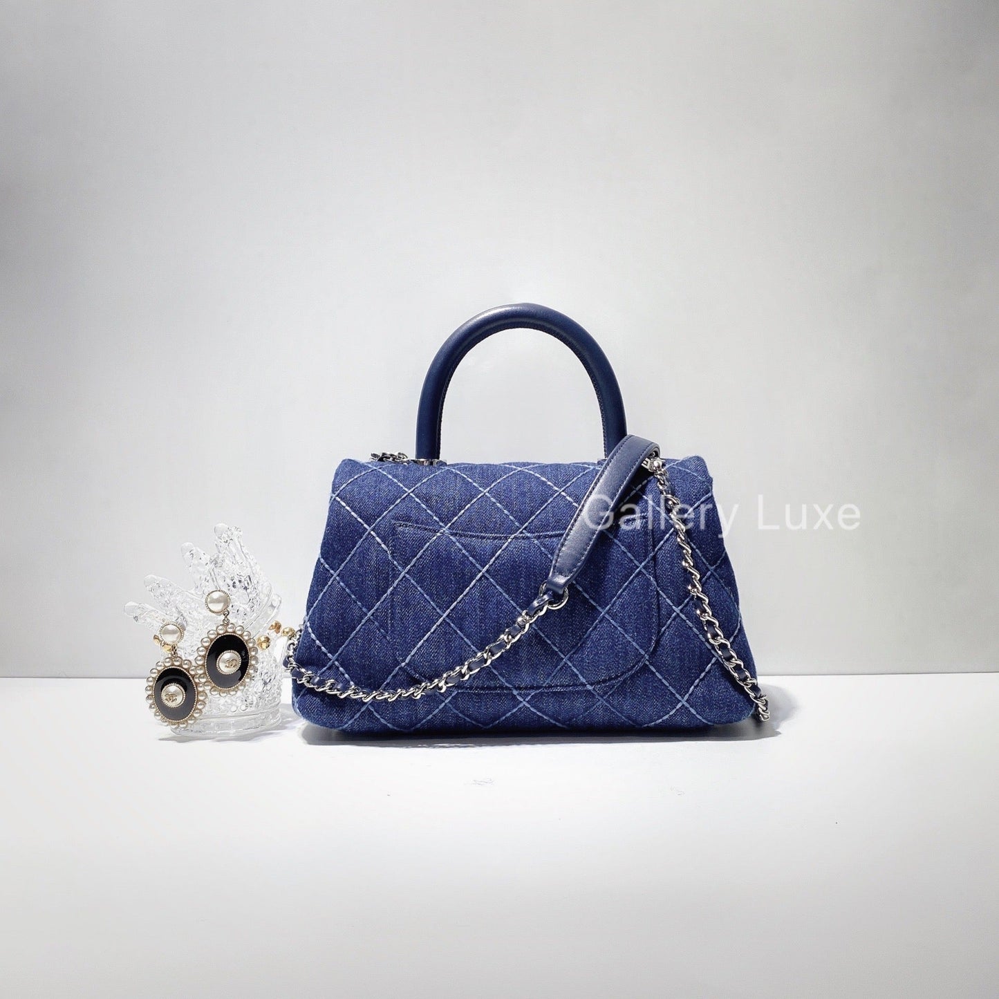 No.2527-Chanel Denim Mini Coco Handle