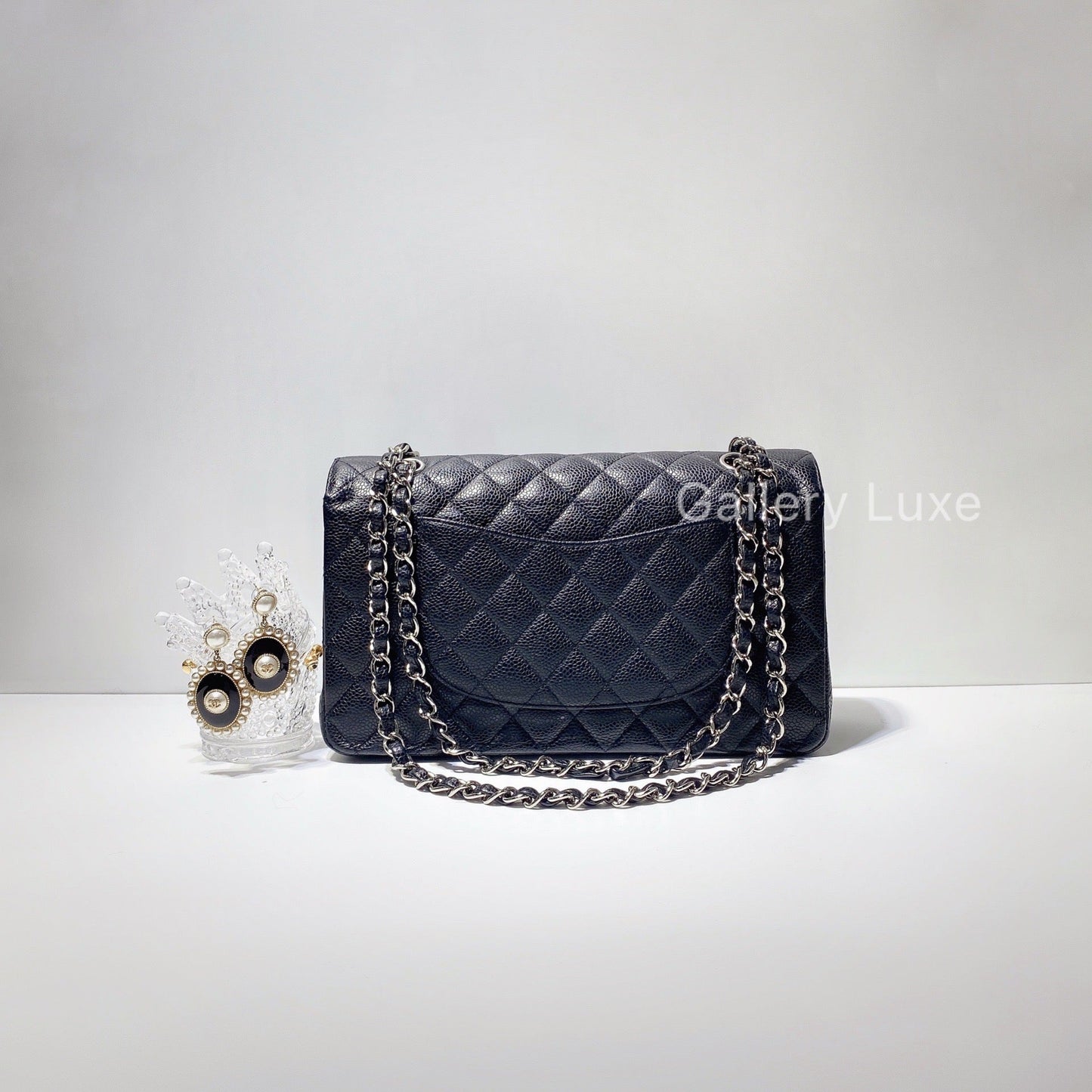 No.2528-Chanel Caviar Classic Flap Bag 25cm