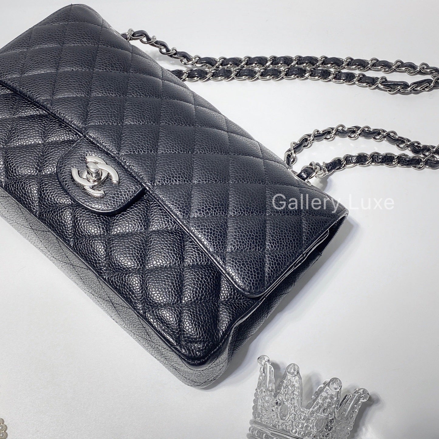 No.2528-Chanel Caviar Classic Flap Bag 25cm