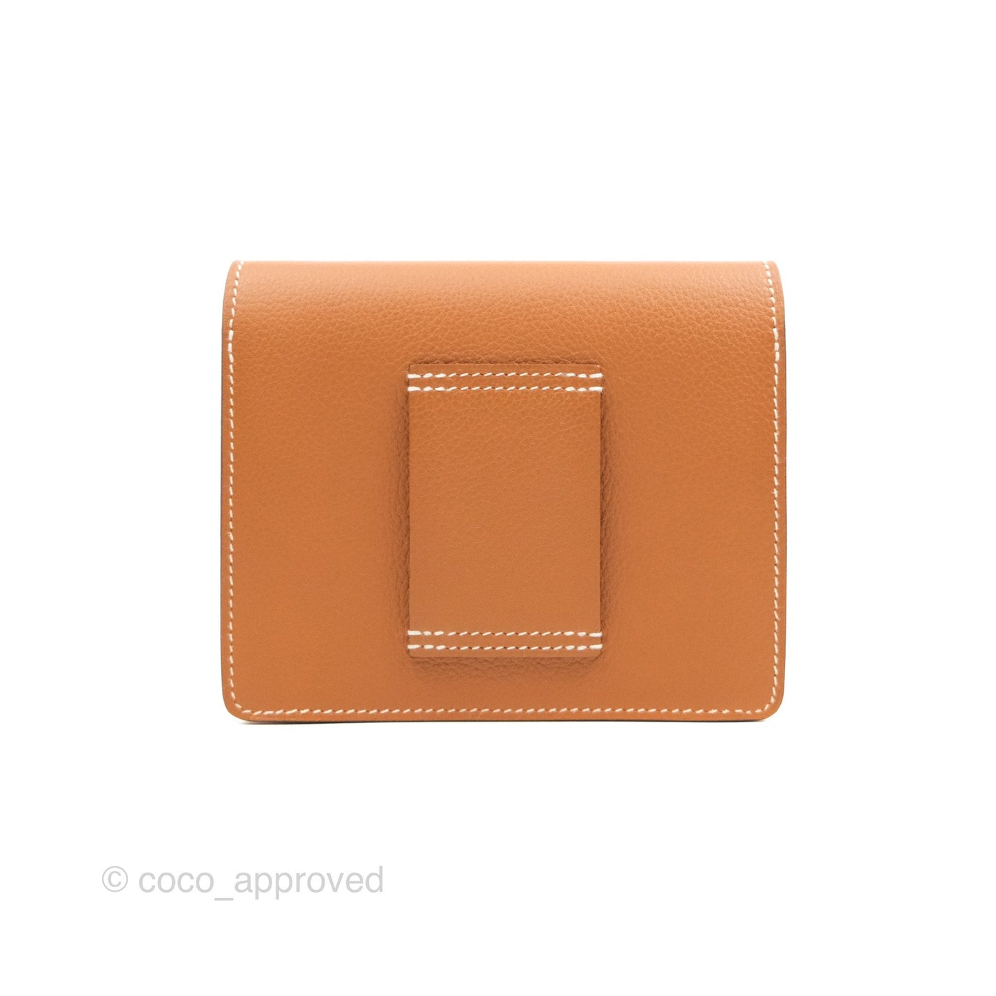 Hermès Roulis Slim Wallet Gold Gold Hardware