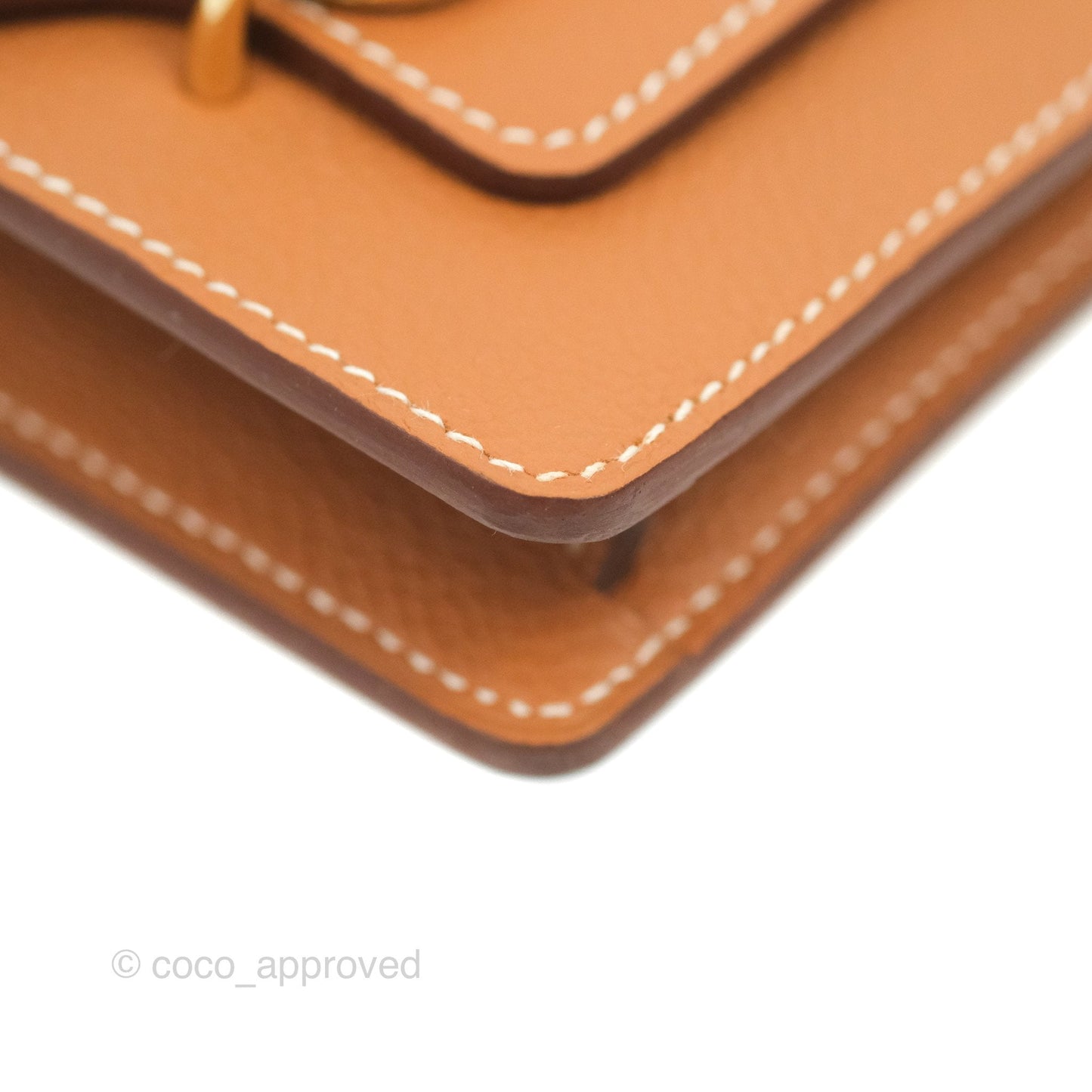 Hermès Roulis Slim Wallet Gold Gold Hardware