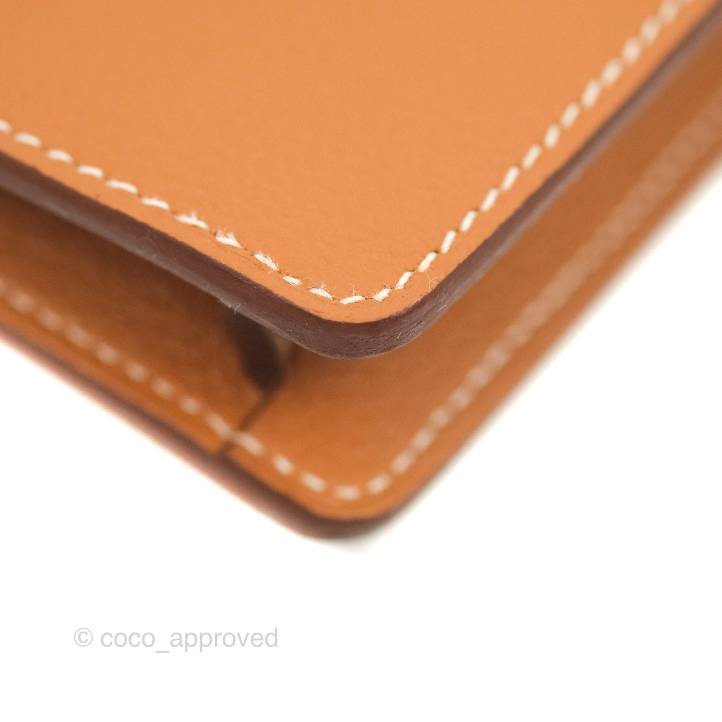 Hermès Roulis Slim Wallet Gold Gold Hardware