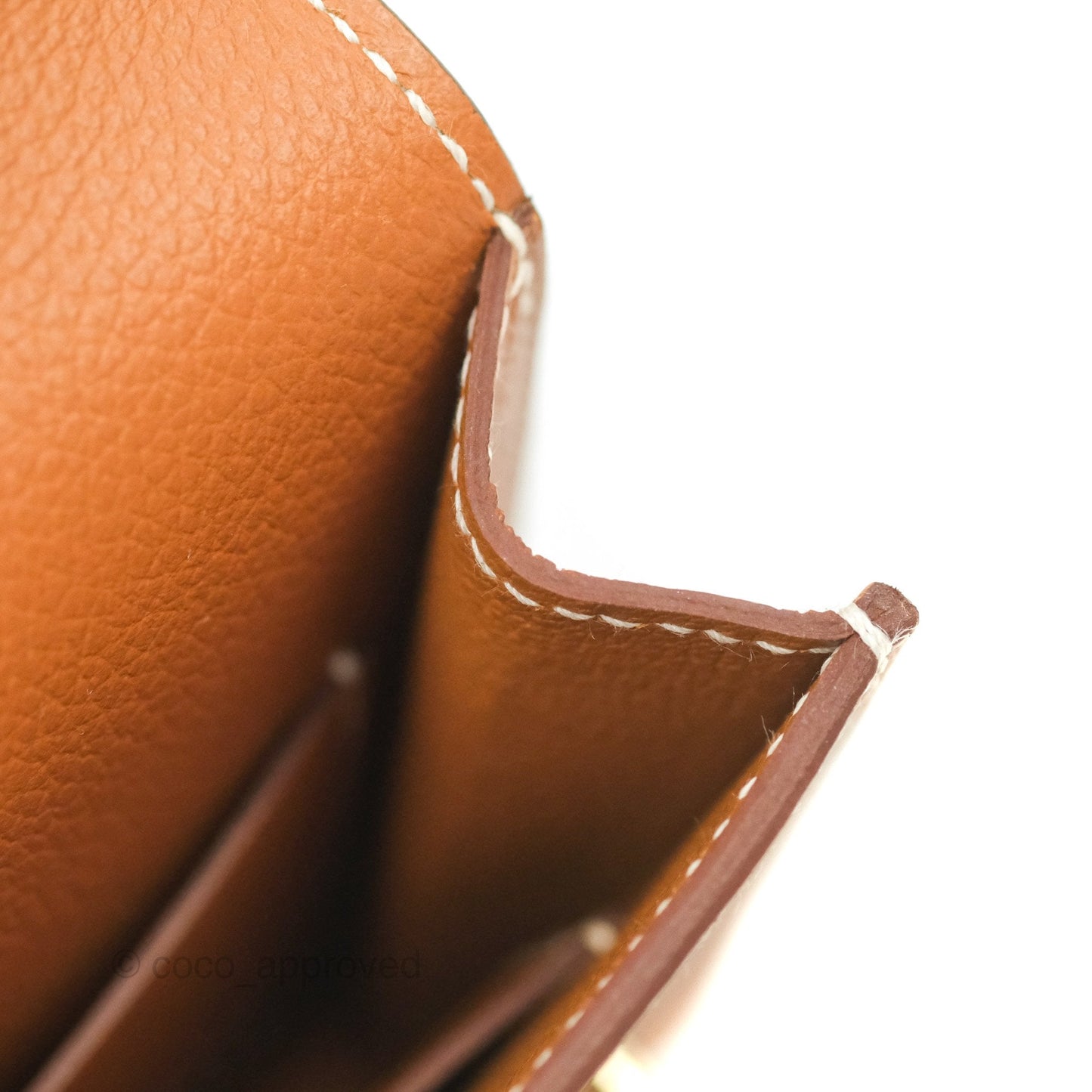 Hermès Roulis Slim Wallet Gold Gold Hardware