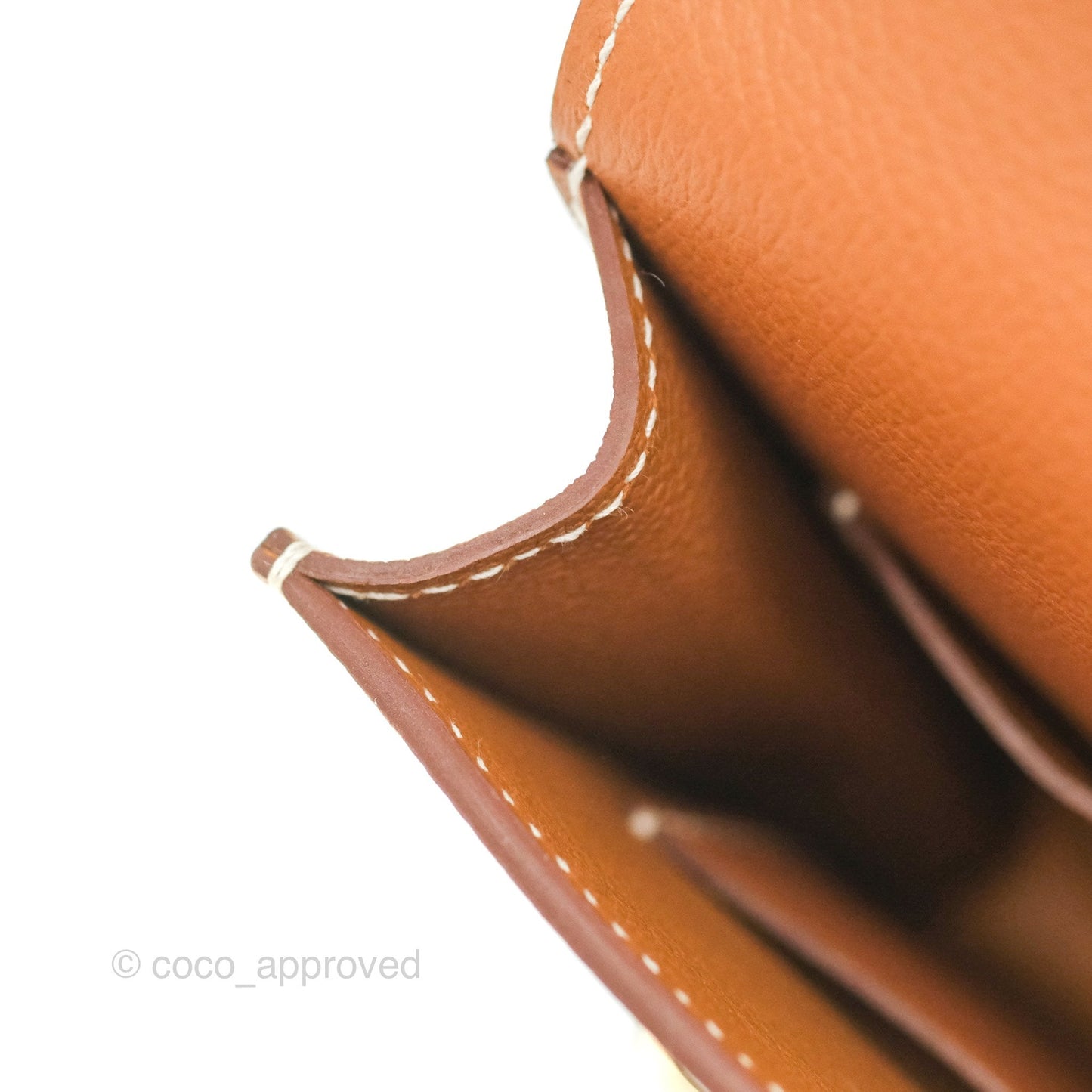 Hermès Roulis Slim Wallet Gold Gold Hardware